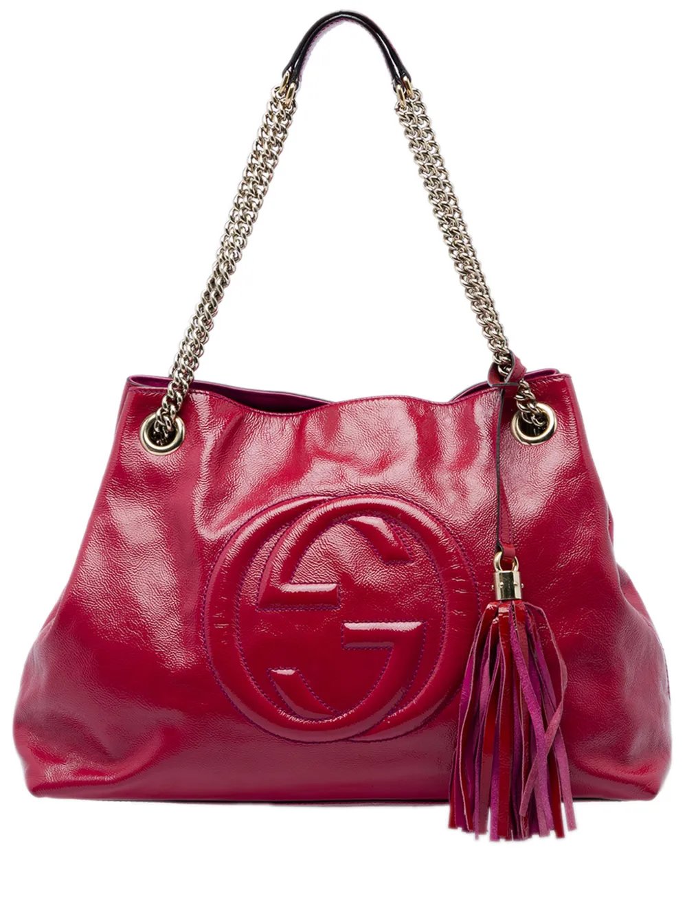 2016-2026 Medium Patent Soho Chain tote bag