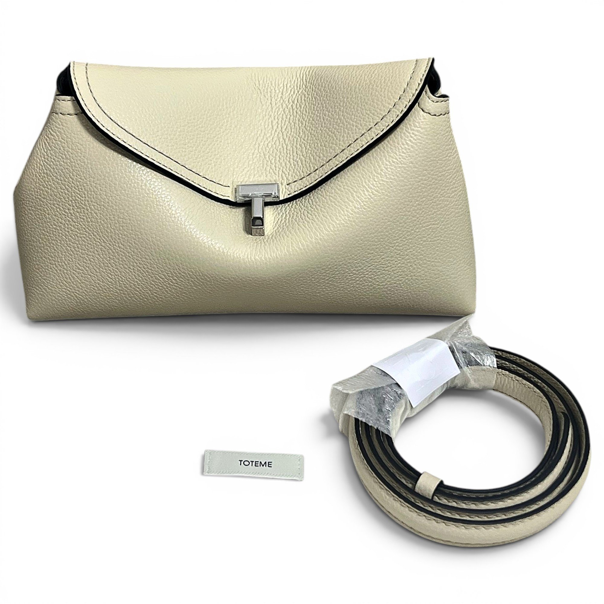 T-Lock leather crossbody bag