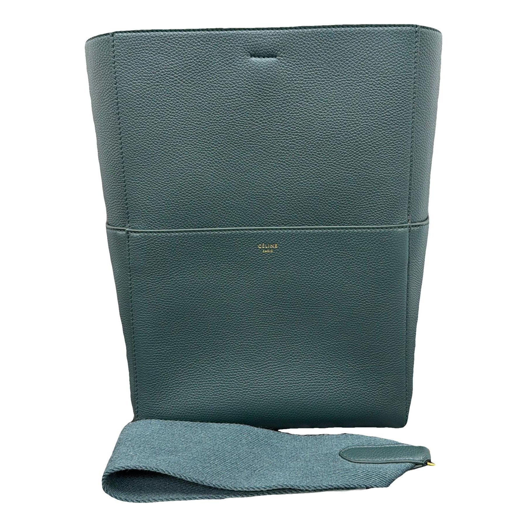 Seau Sangle leather handbag