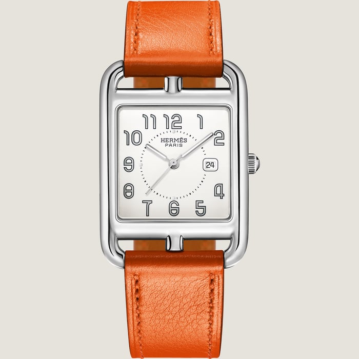 Orange Cape Cod Large Model 37 MM Single Tour Watch Strap