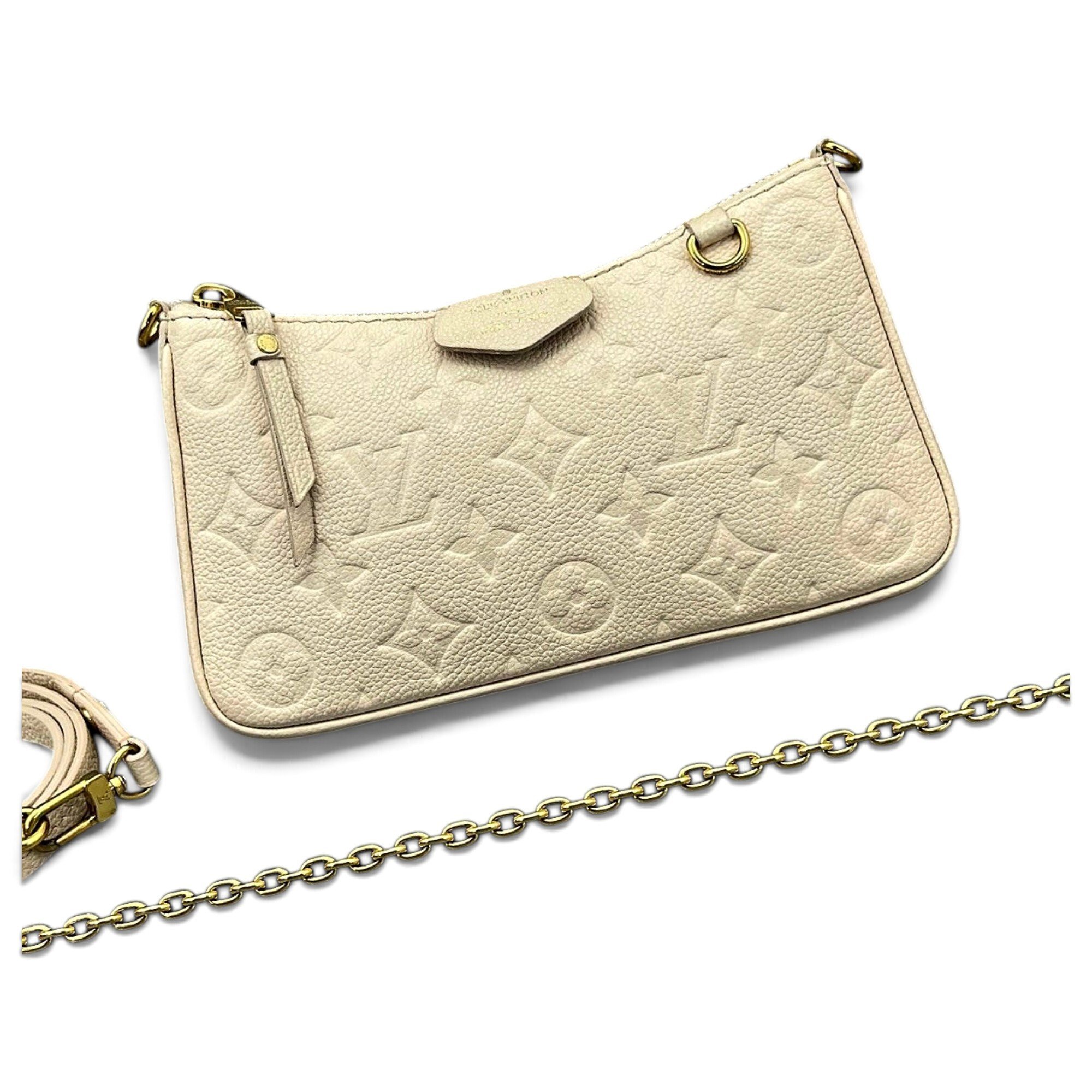 Easy Pouch On Strap leather handbag