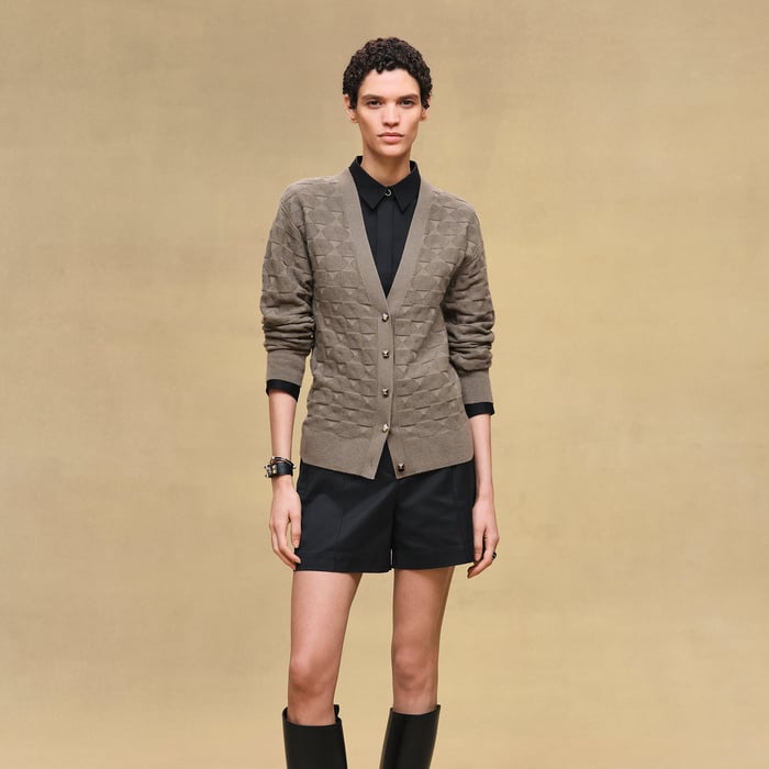"Medor" Long-sleeve Cardigan