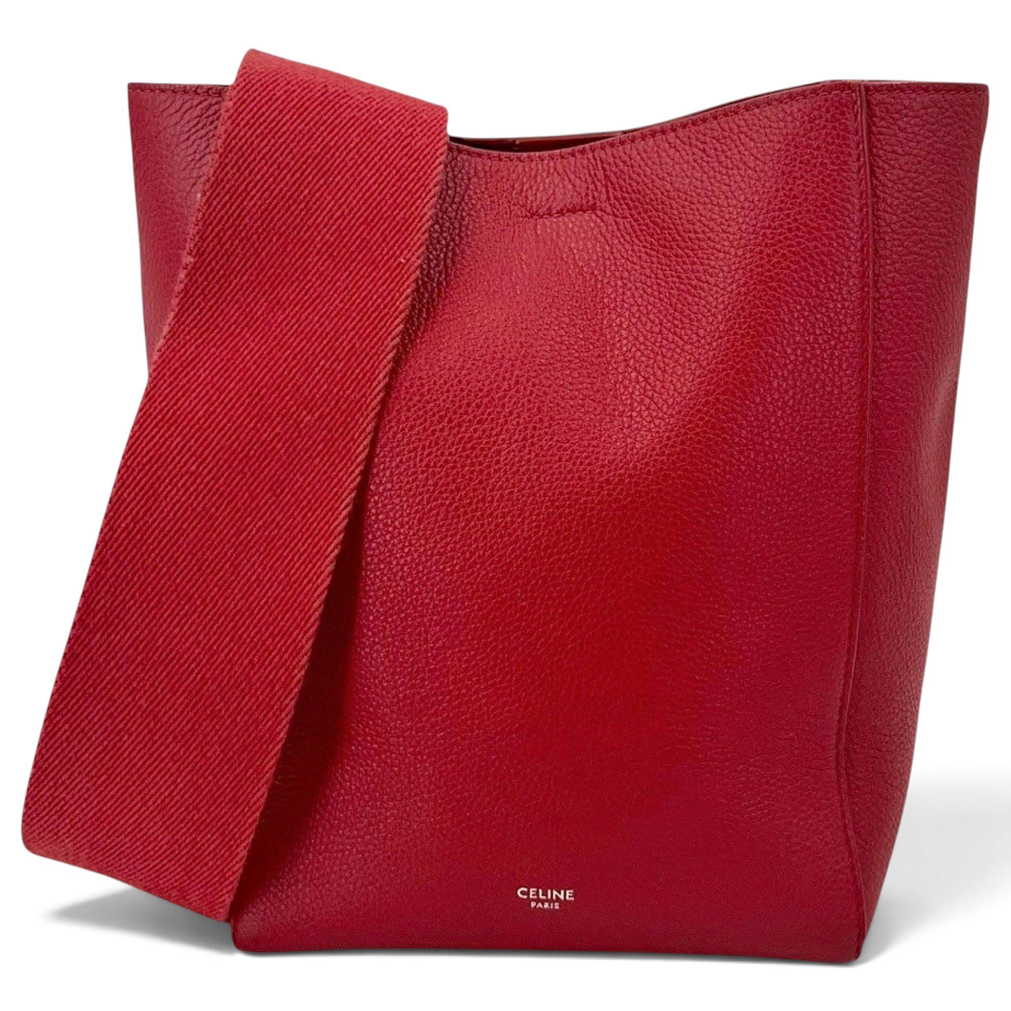 Seau Sangle leather handbag