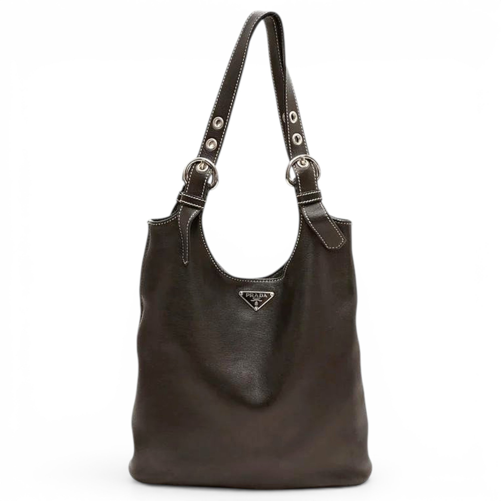 Leather tote