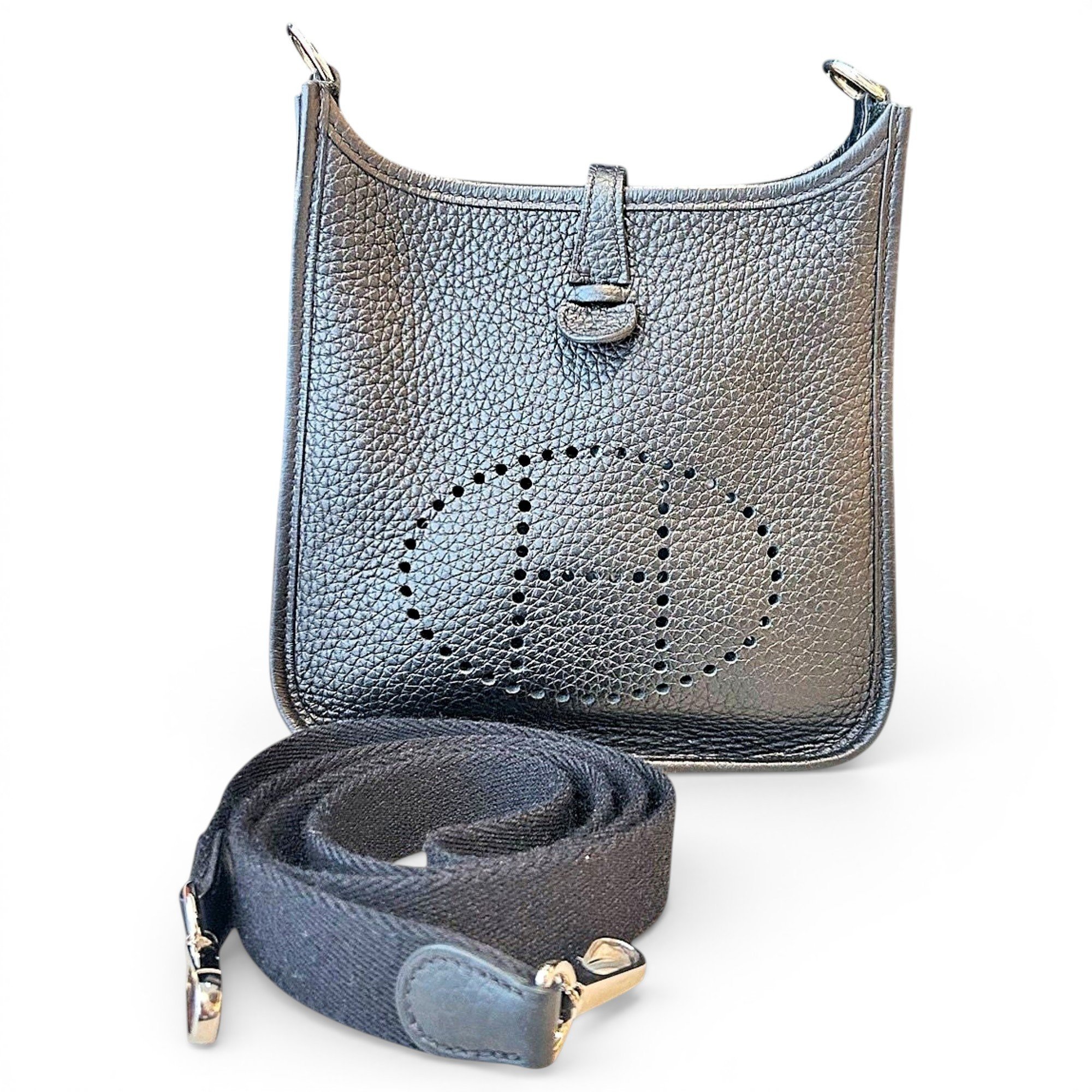 Evelyne leather handbag