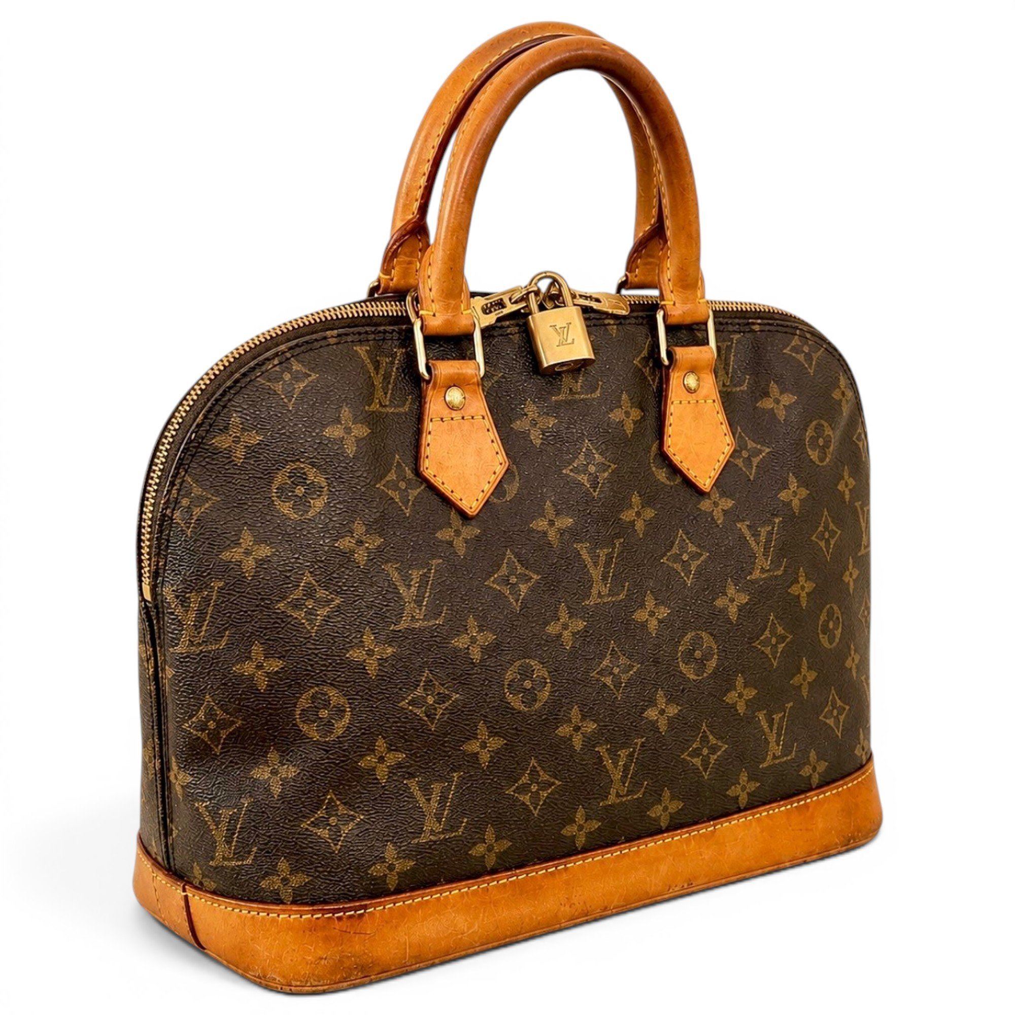 Alma leather handbag