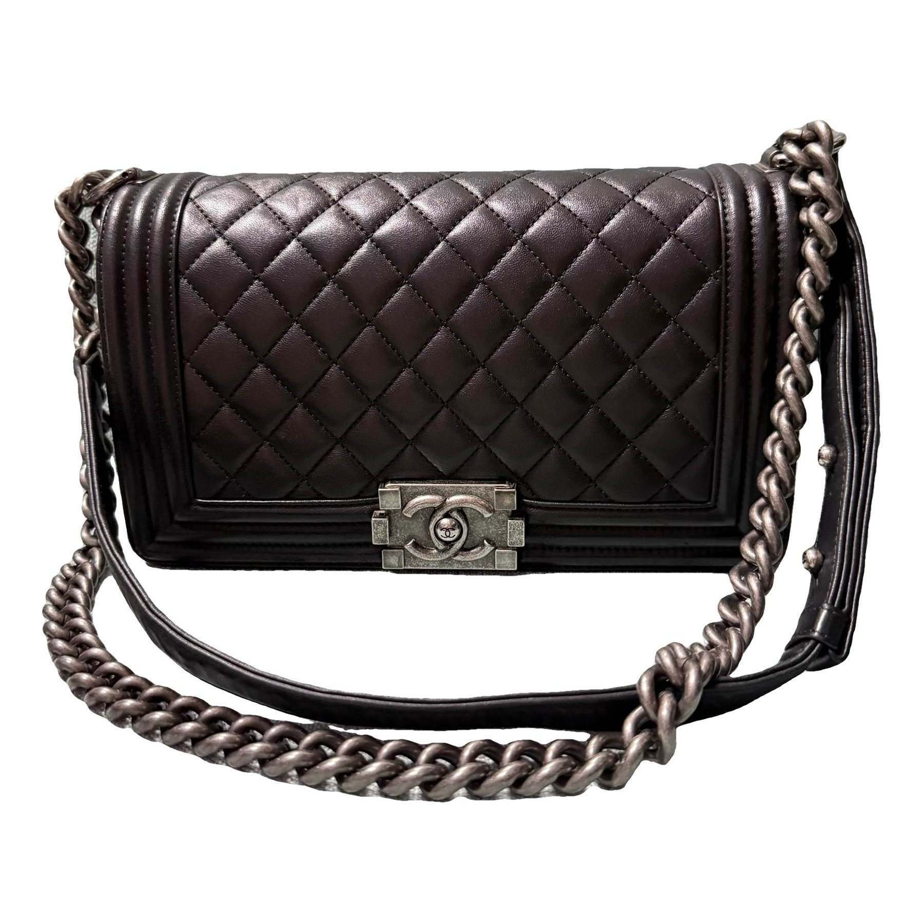 Boy leather crossbody bag