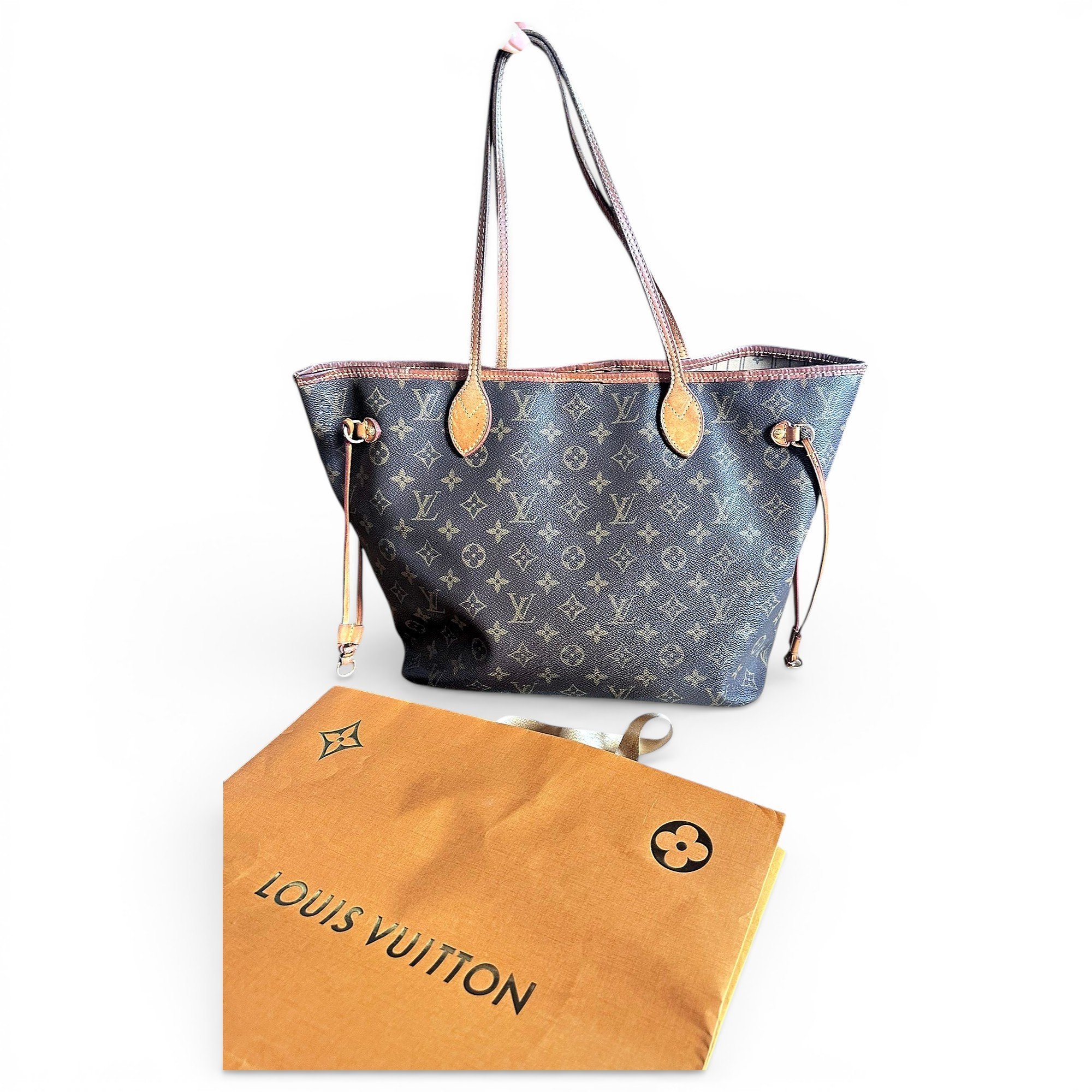 Louis Vuitton Neverfull leather tote