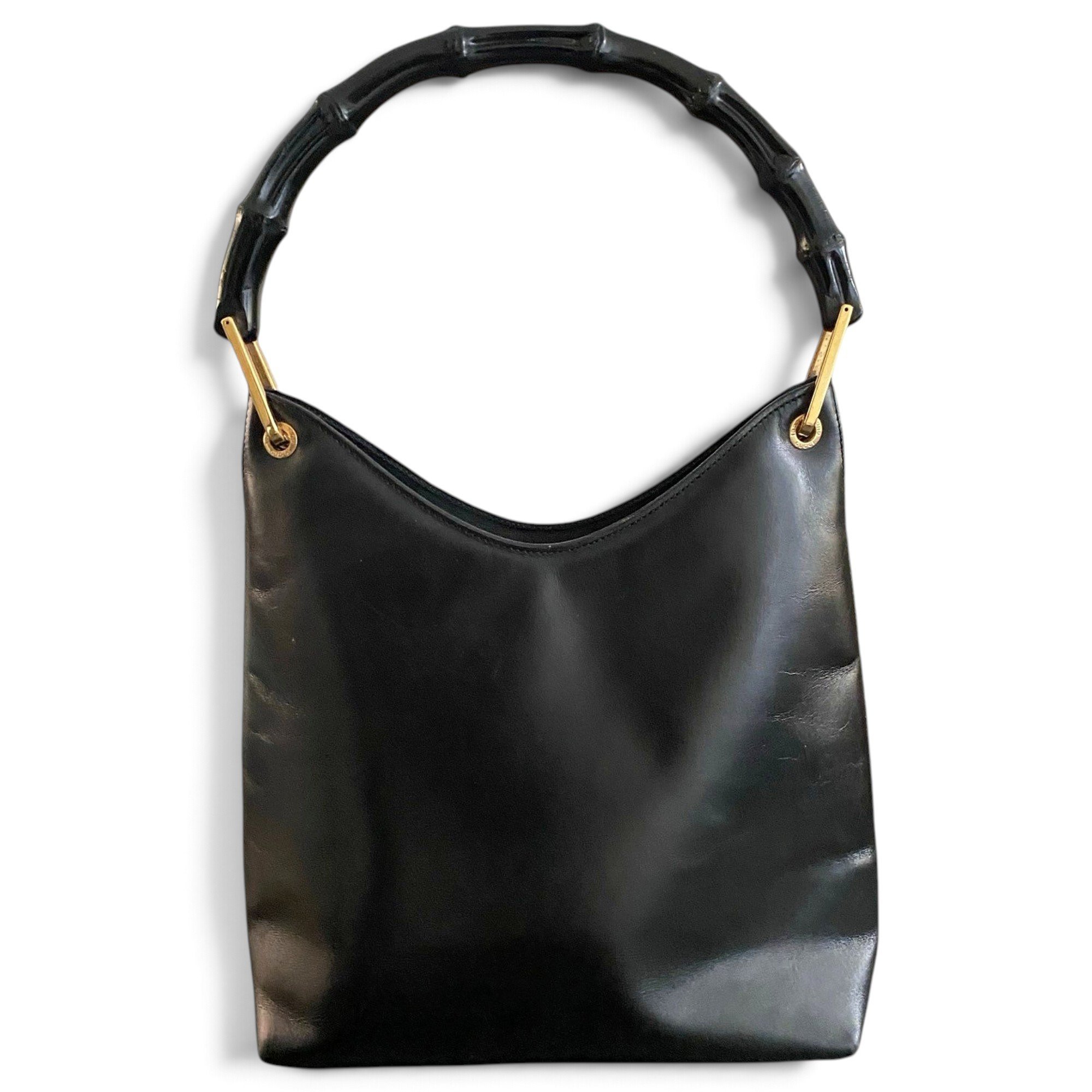 Bamboo leather handbag