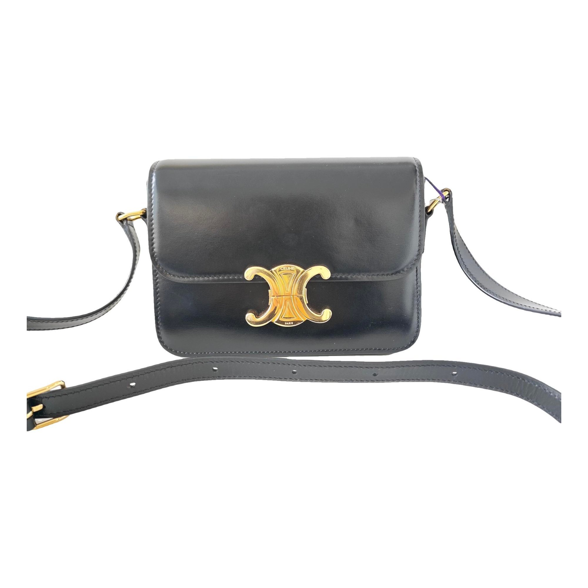 Celine Triomphe leather handbag