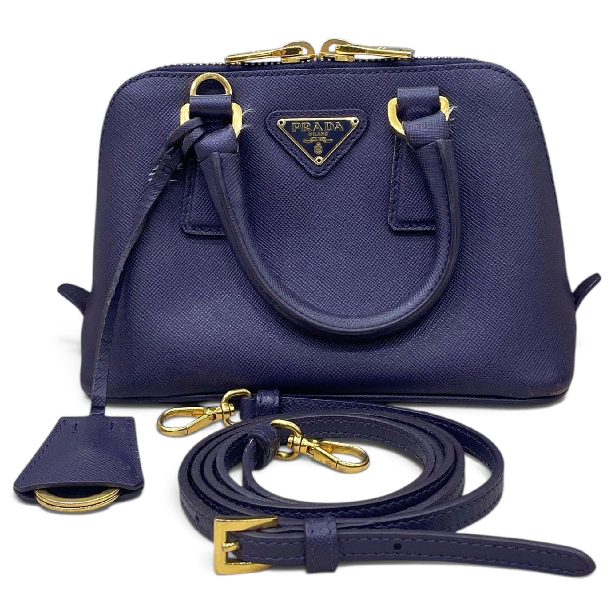 Promenade leather handbag