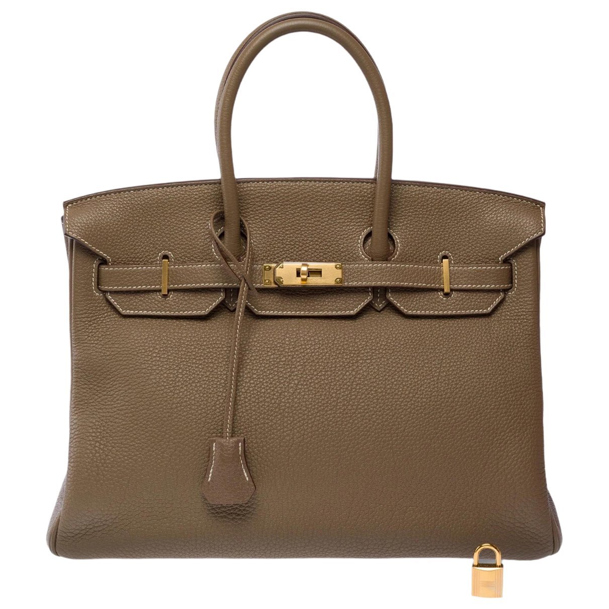 Hermes Birkin 35 Handbag Etoupe Togo Leather 2013