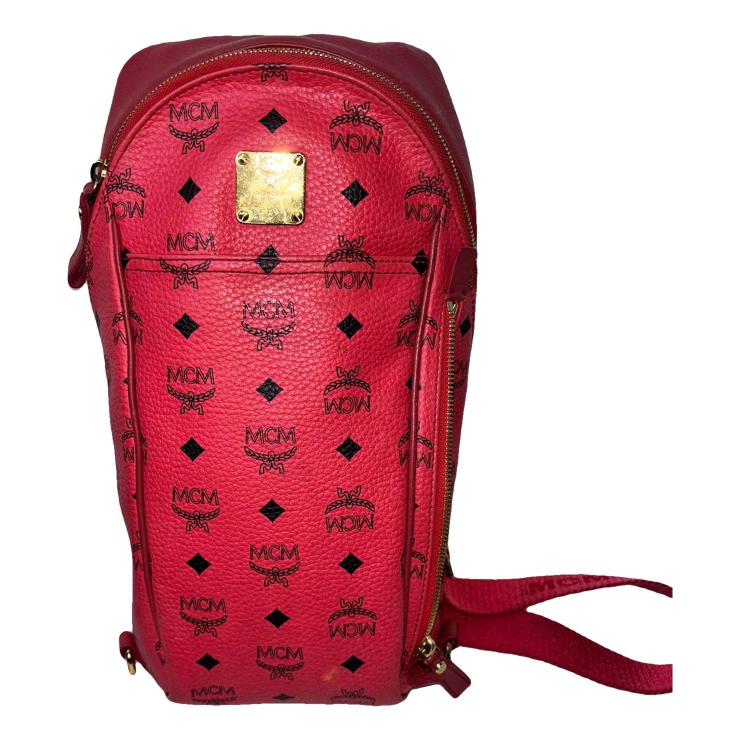 Leather backpack