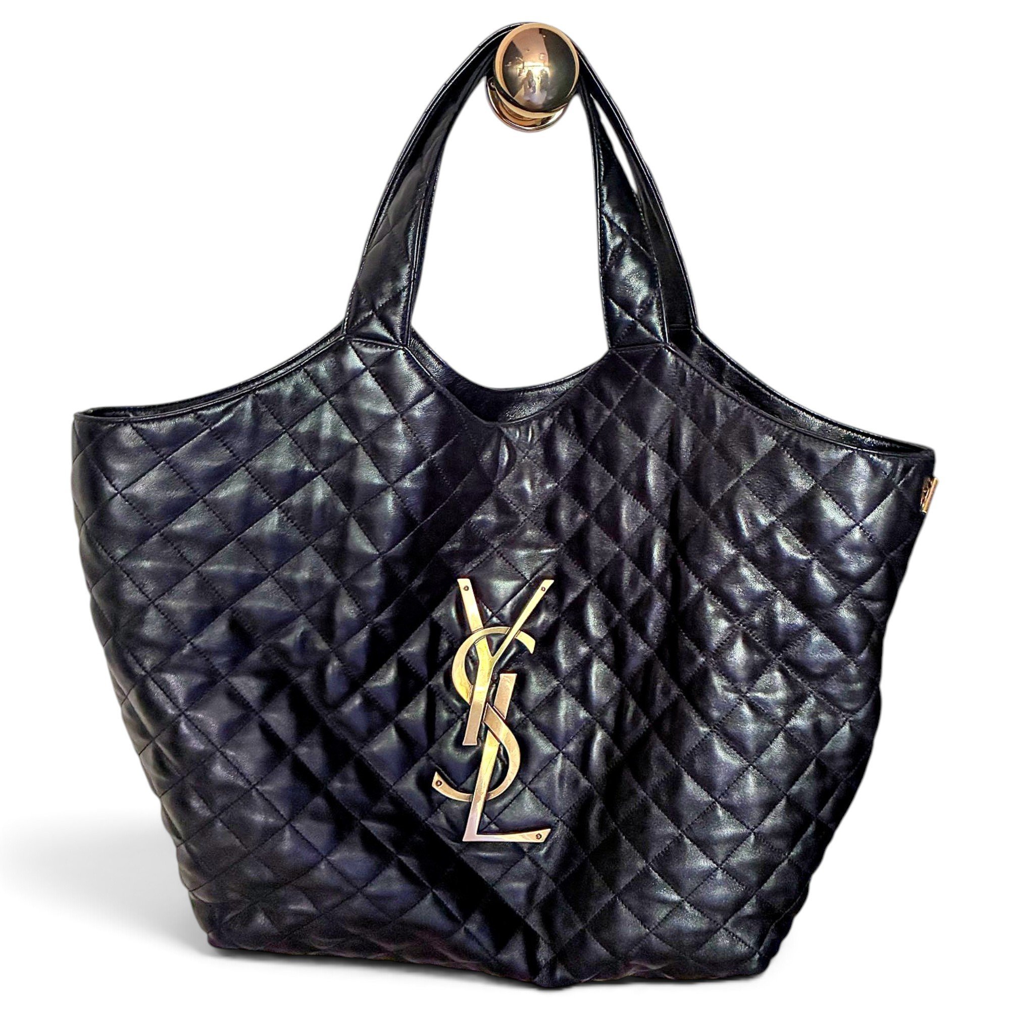 Icare leather tote