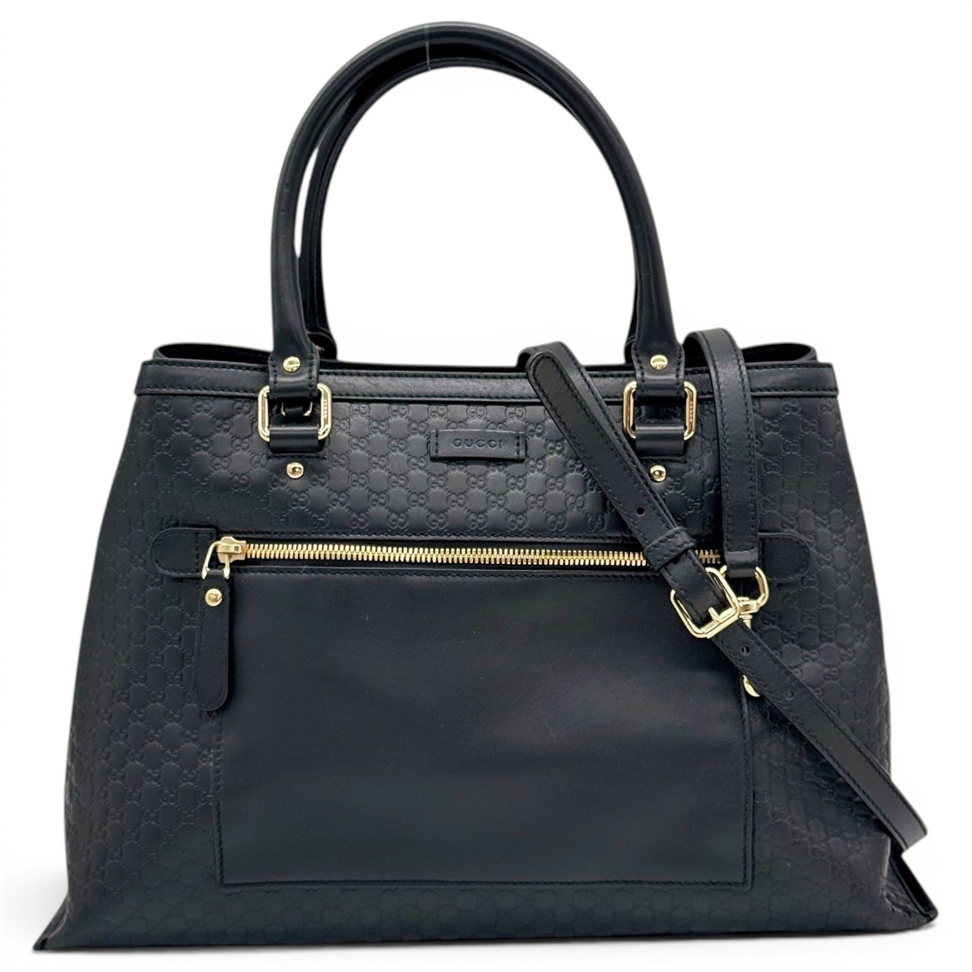 Leather tote