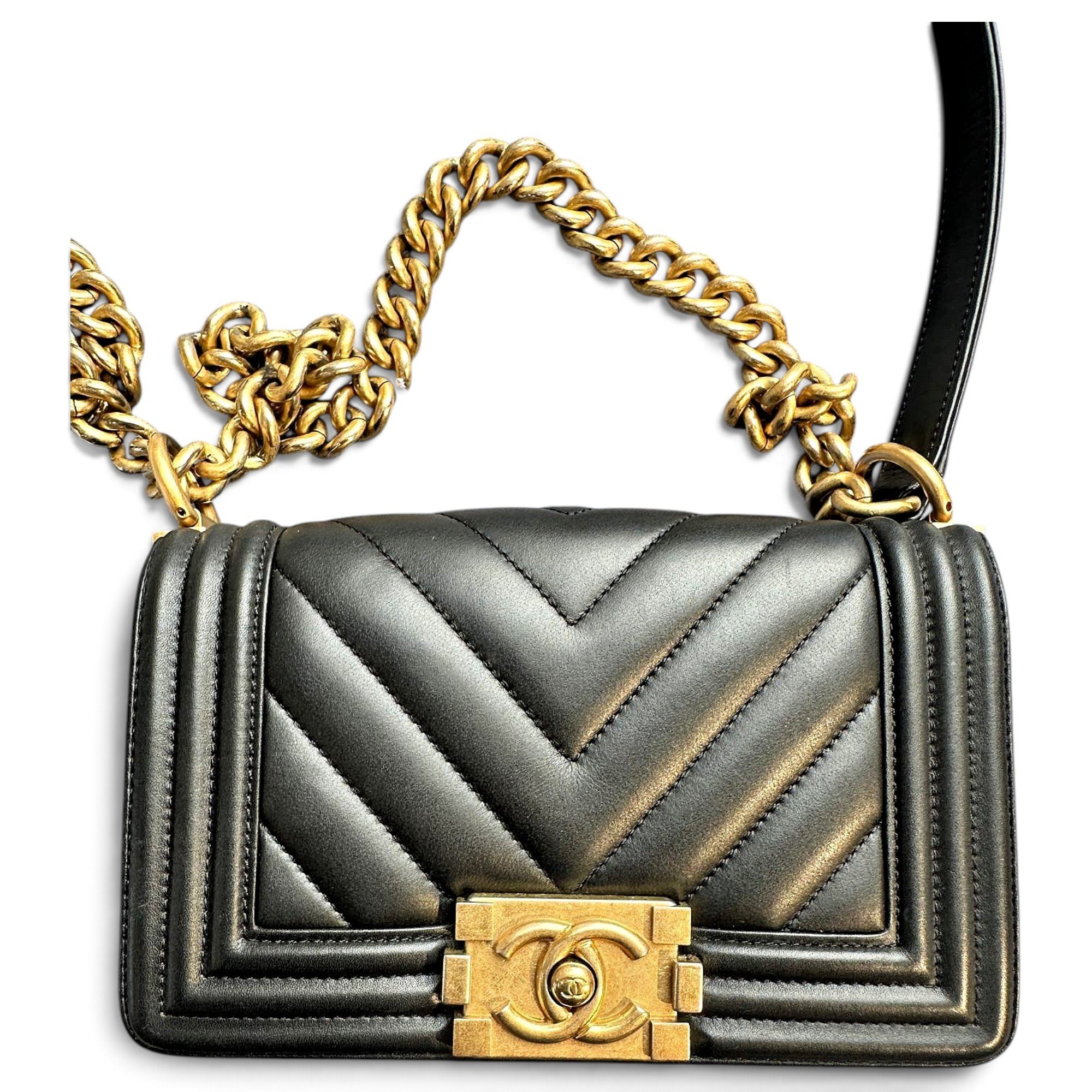Boy leather handbag