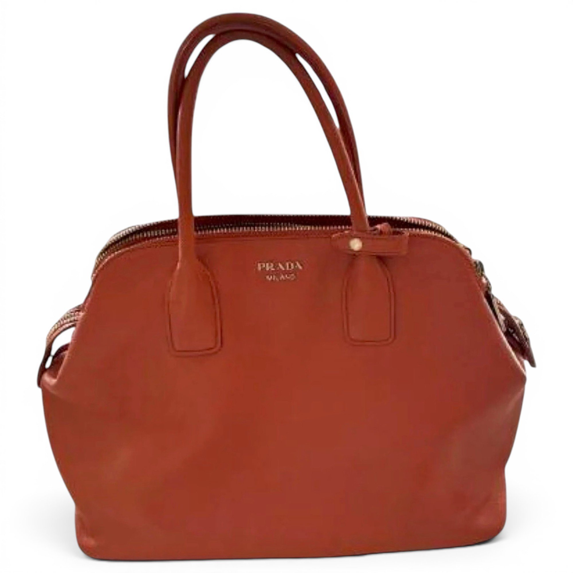 Promenade leather handbag