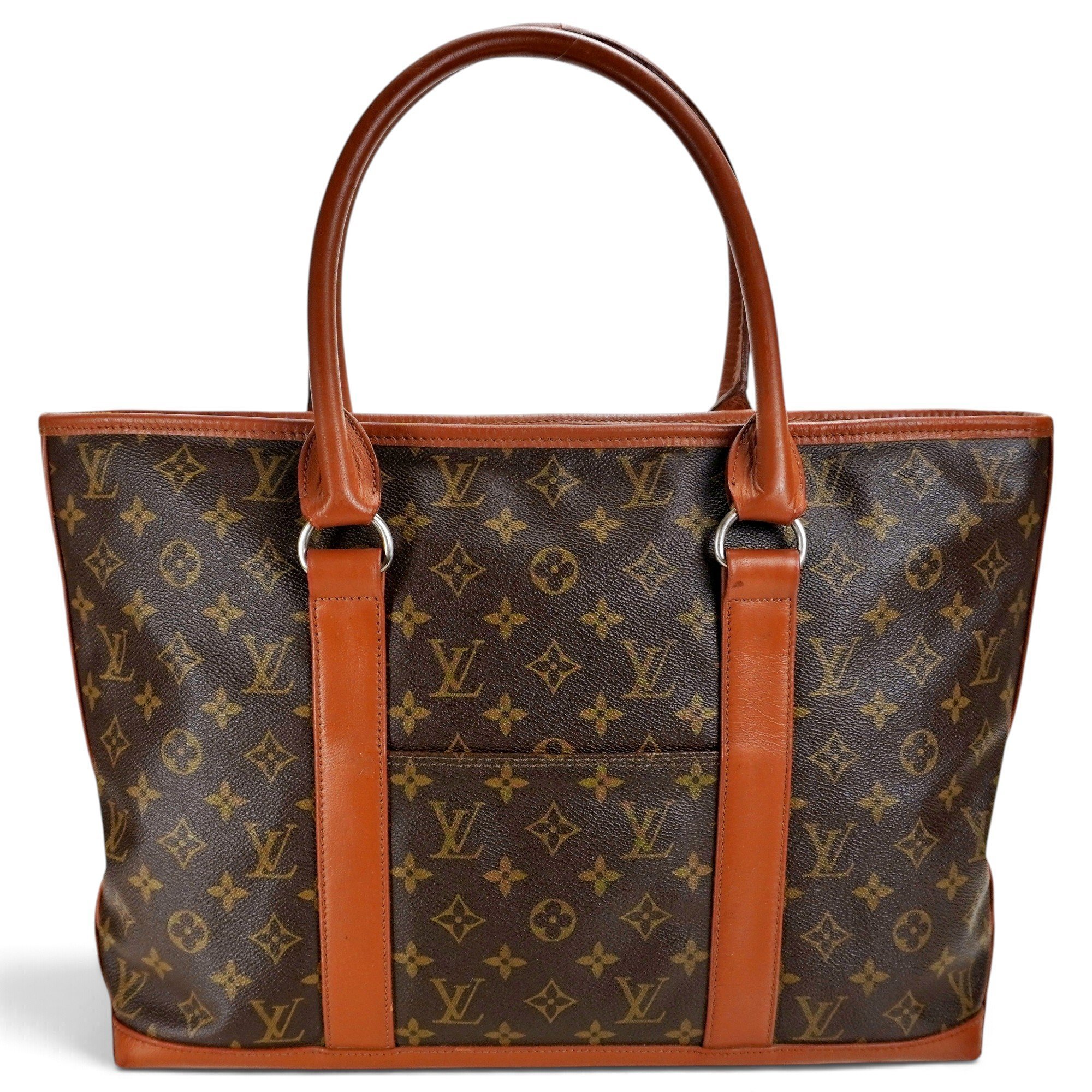 Leather tote