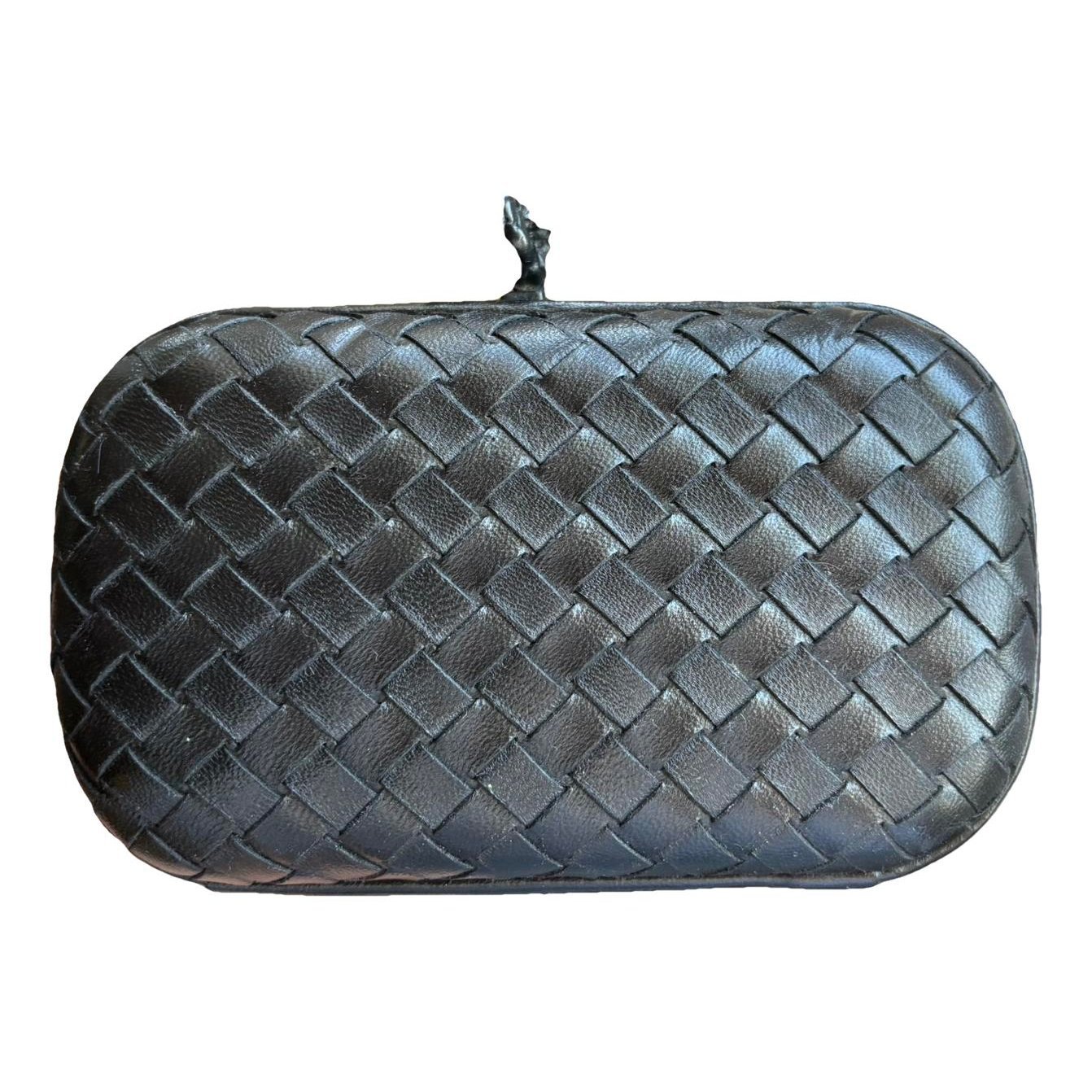 Pochette Knot leather clutch bag