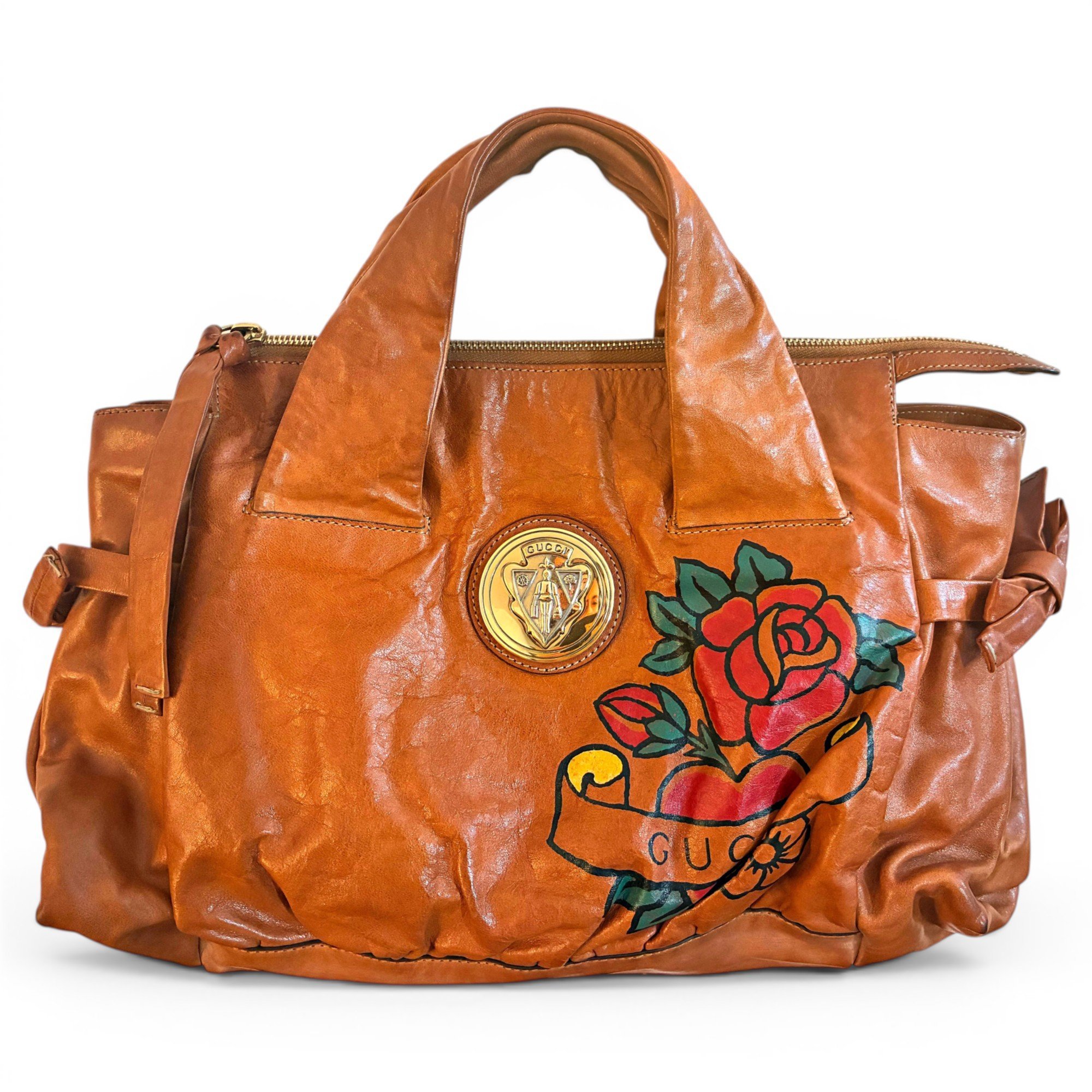 Leather handbag