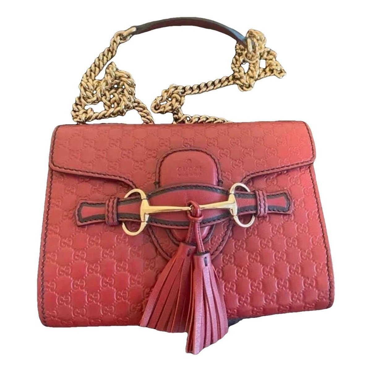 Leather clutch bag