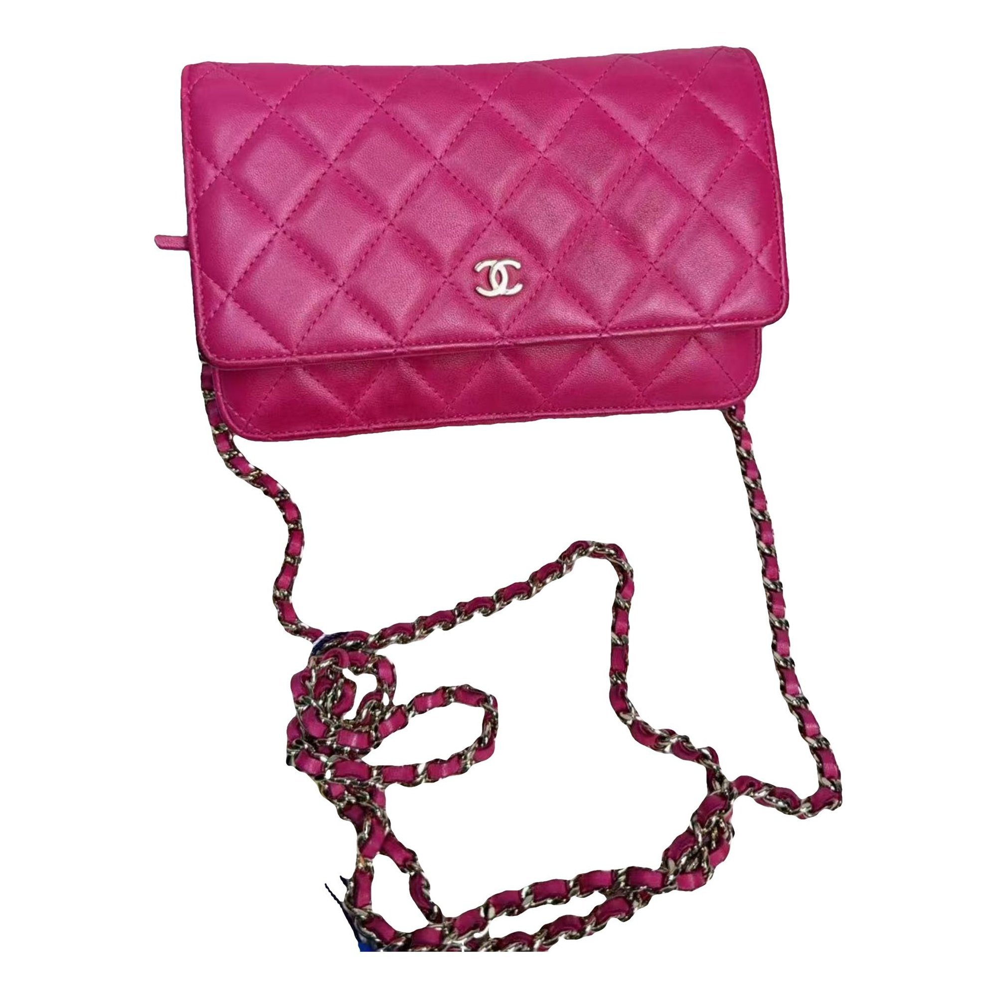 Wallet On Chain Timeless/Classique leather crossbody bag