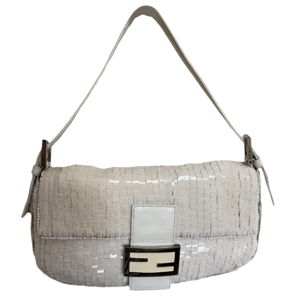 Baguette glitter handbag