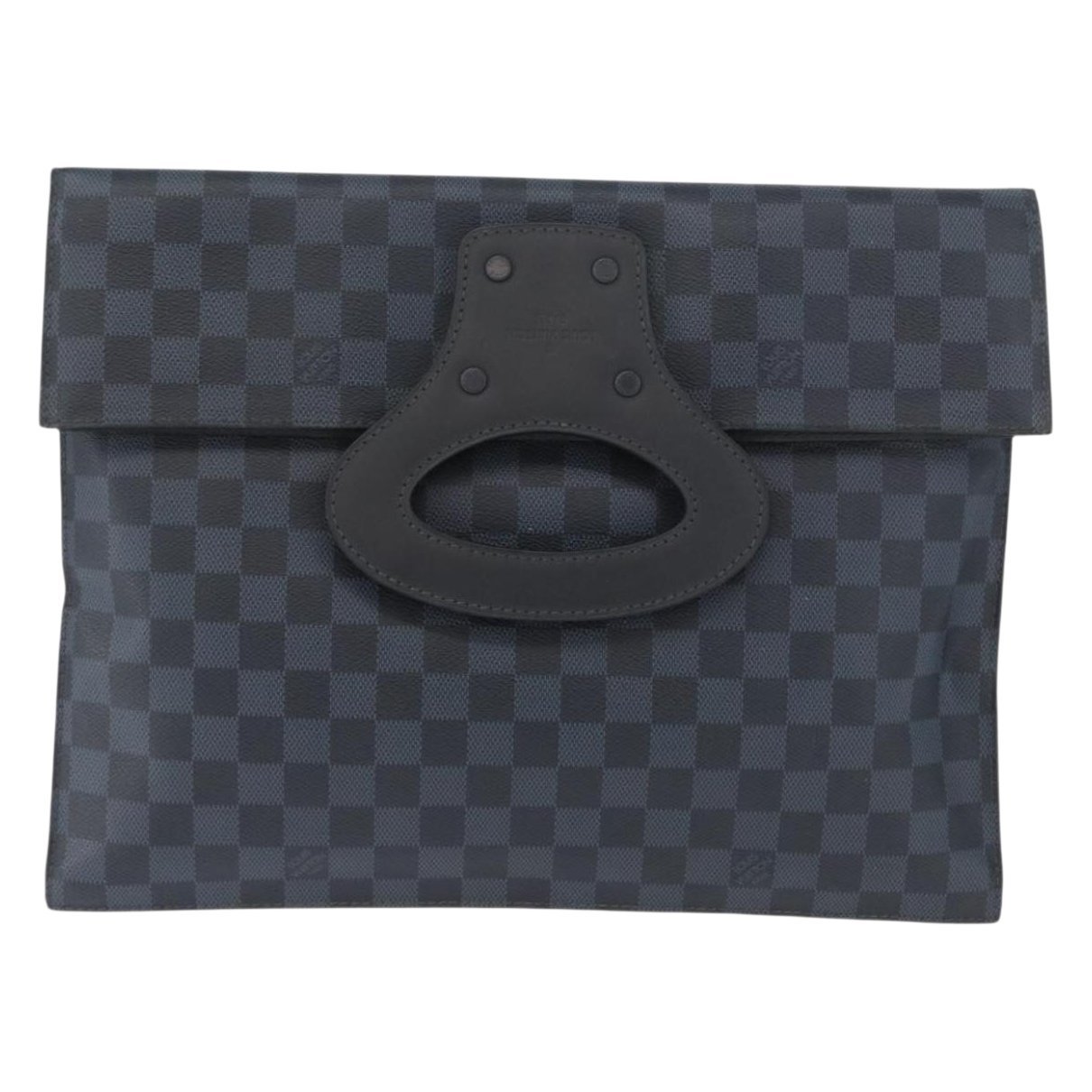 Leather clutch bag