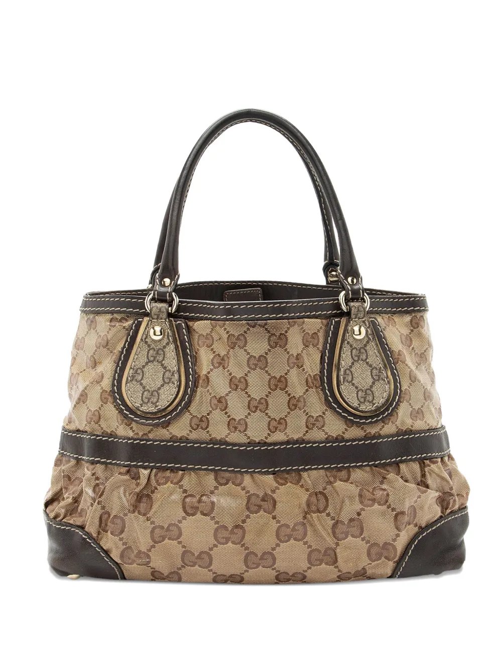Gucci gg-pattern supreme satchel