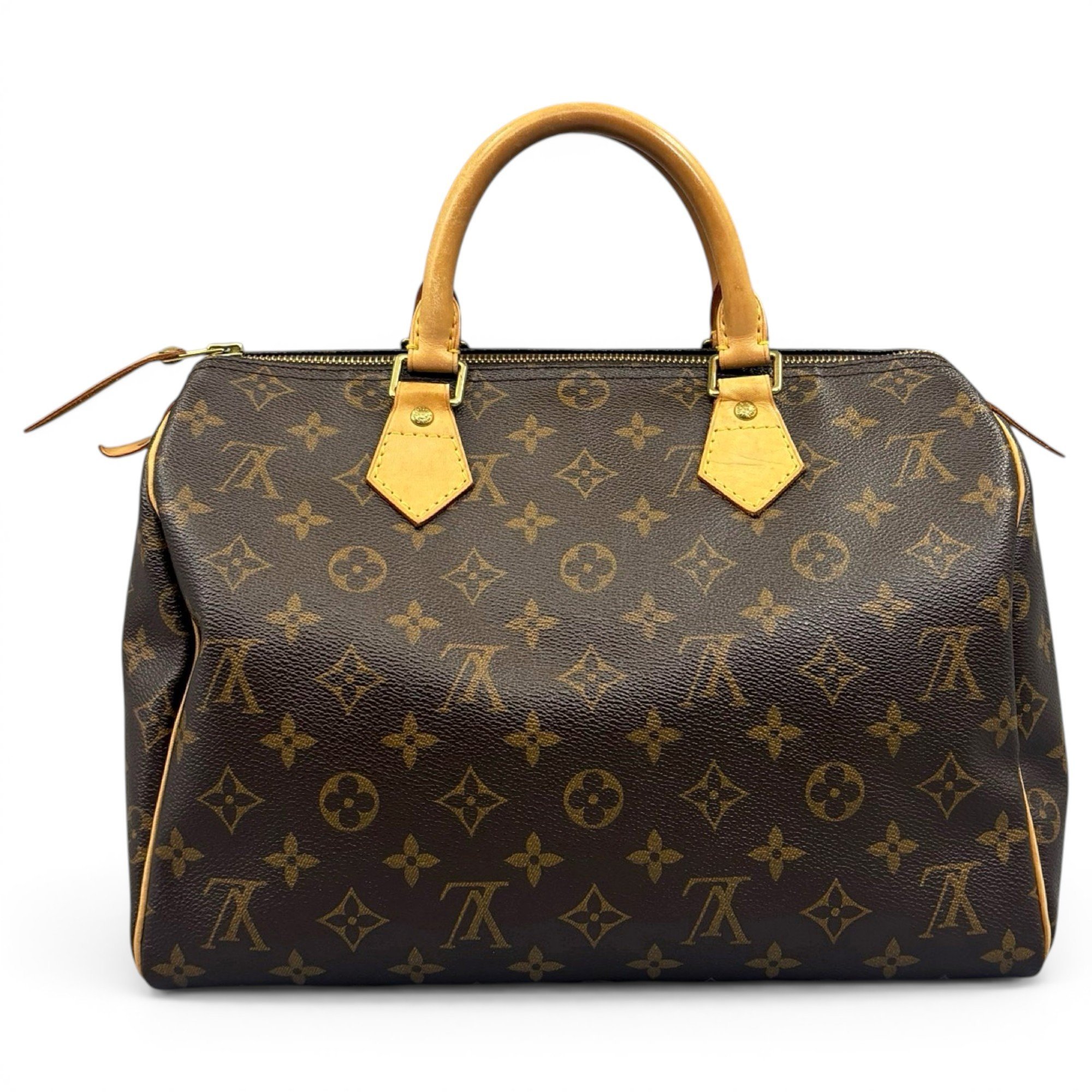 Speedy leather handbag