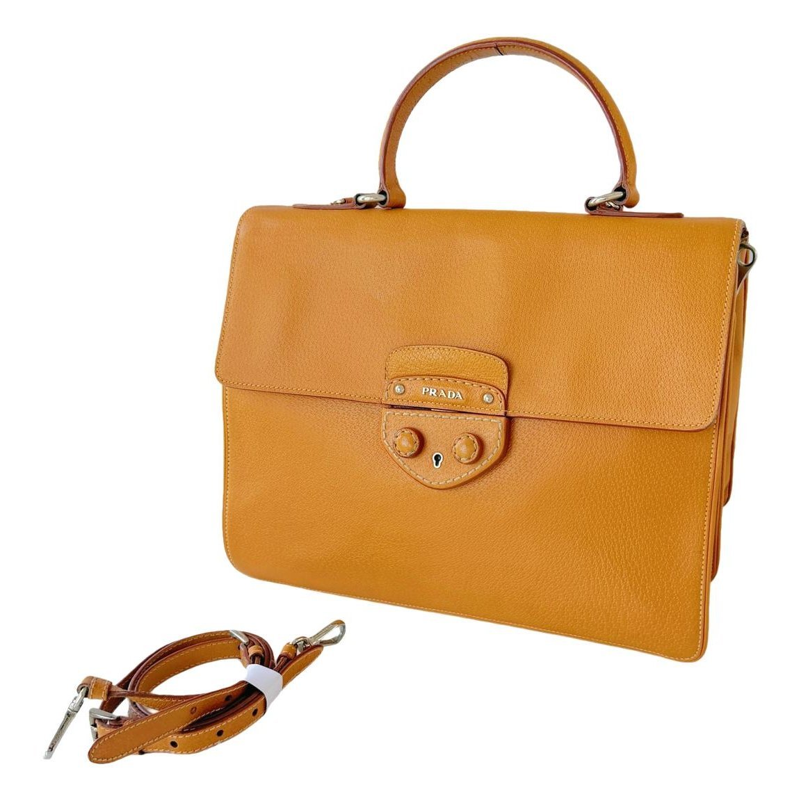 Leather handbag