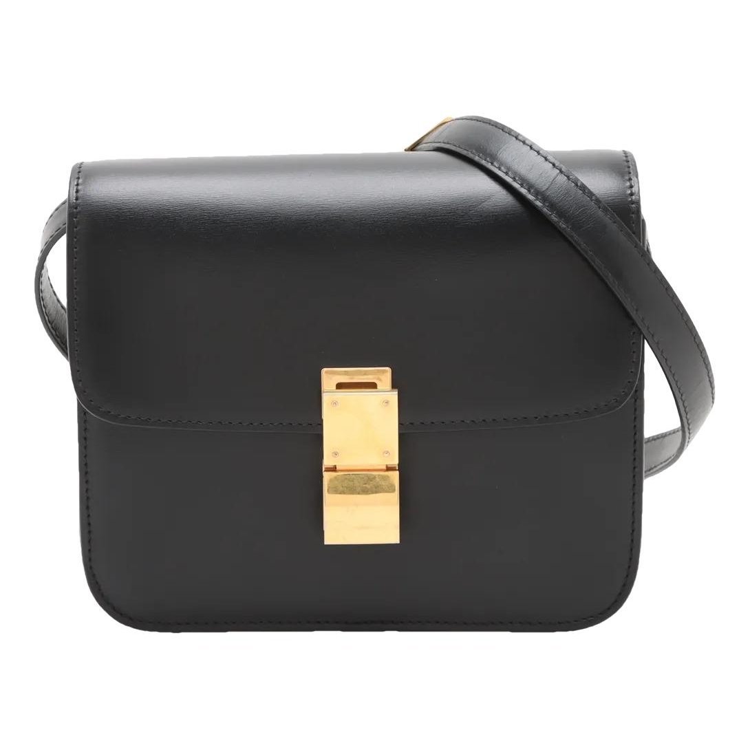 Classic leather crossbody bag