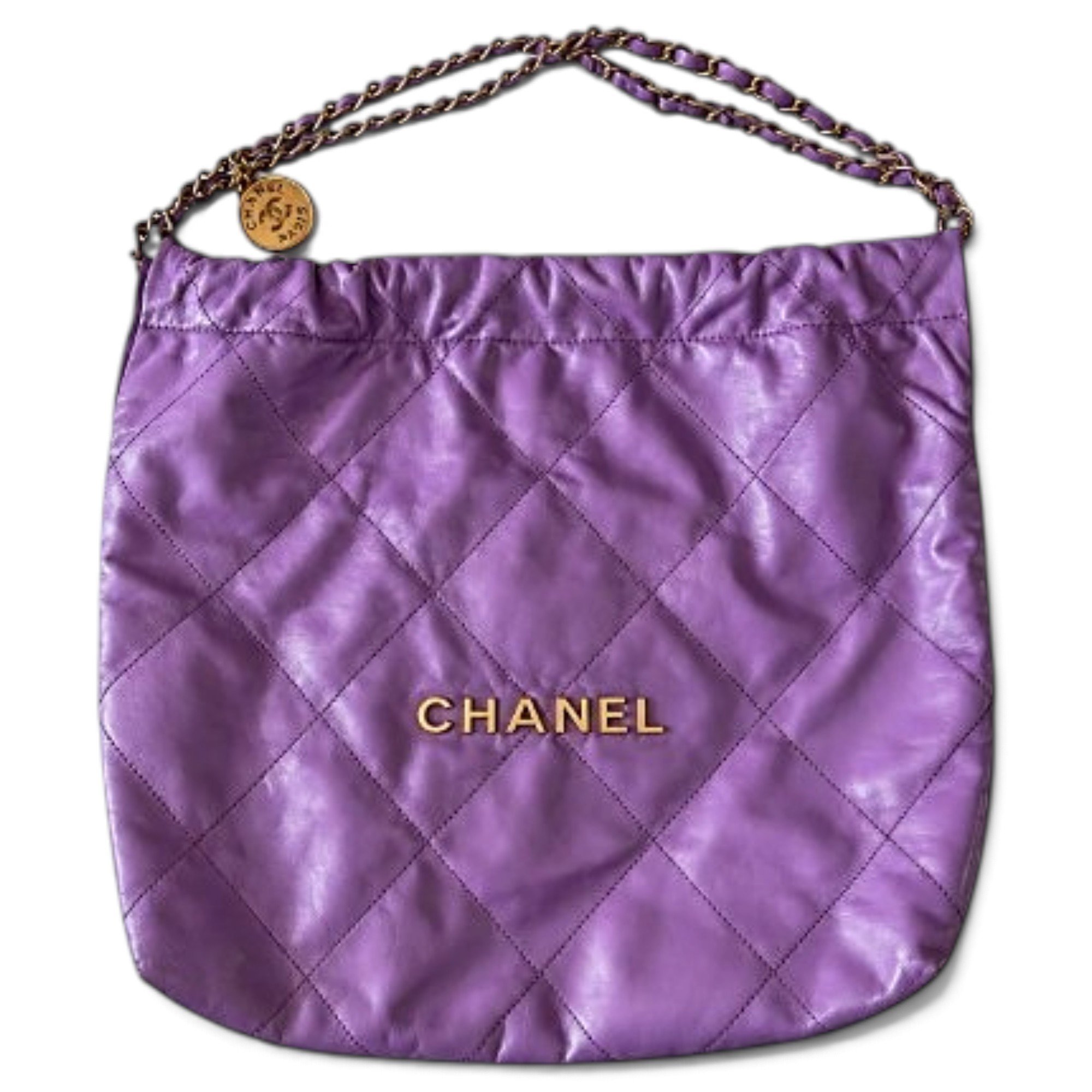 Chanel 22 leather tote