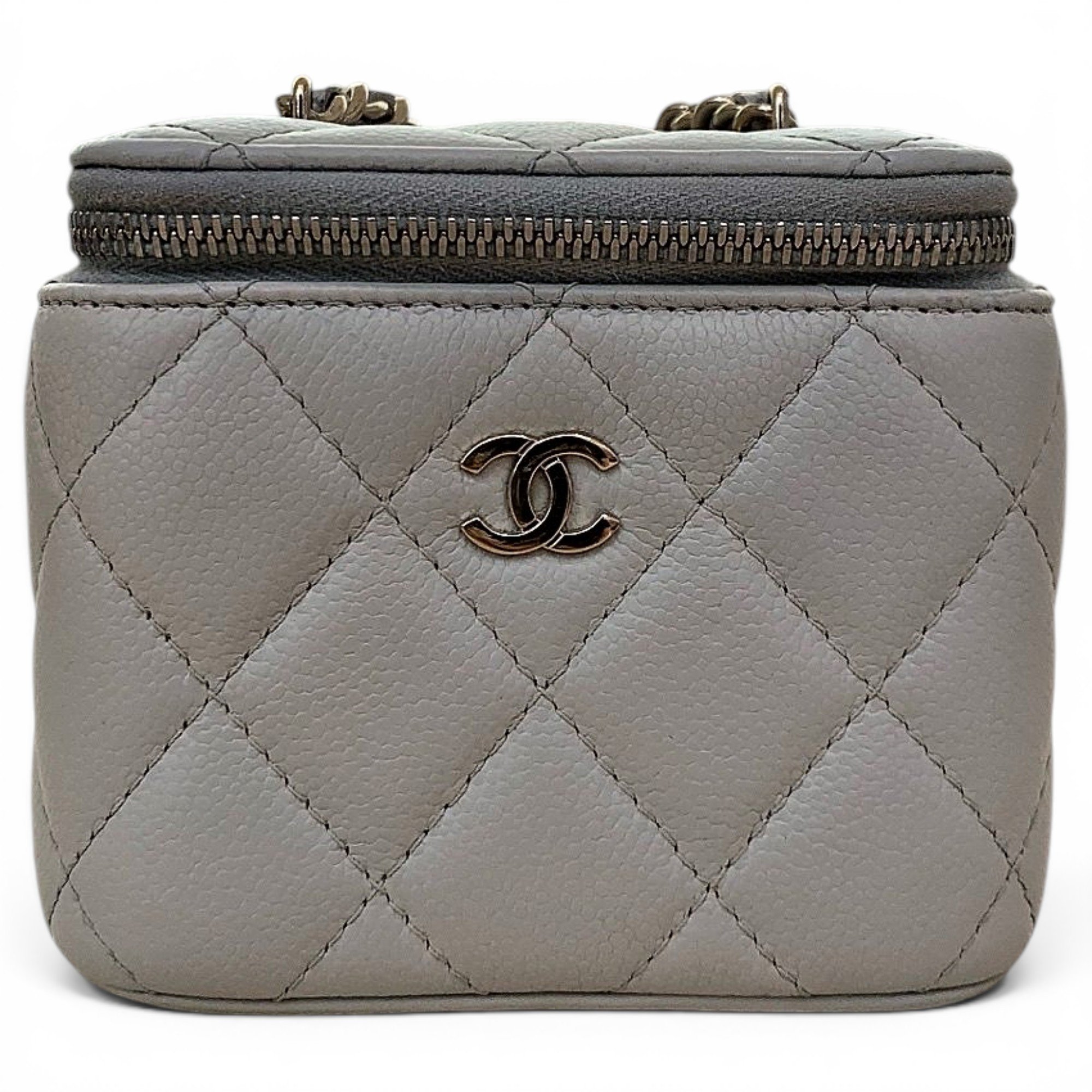 Trendy CC Vanity leather handbag