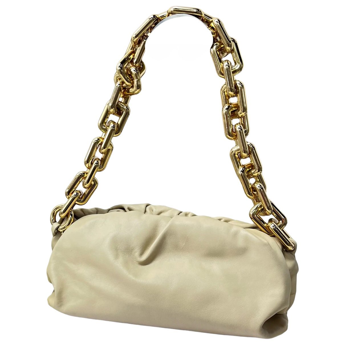 Pouch leather handbag