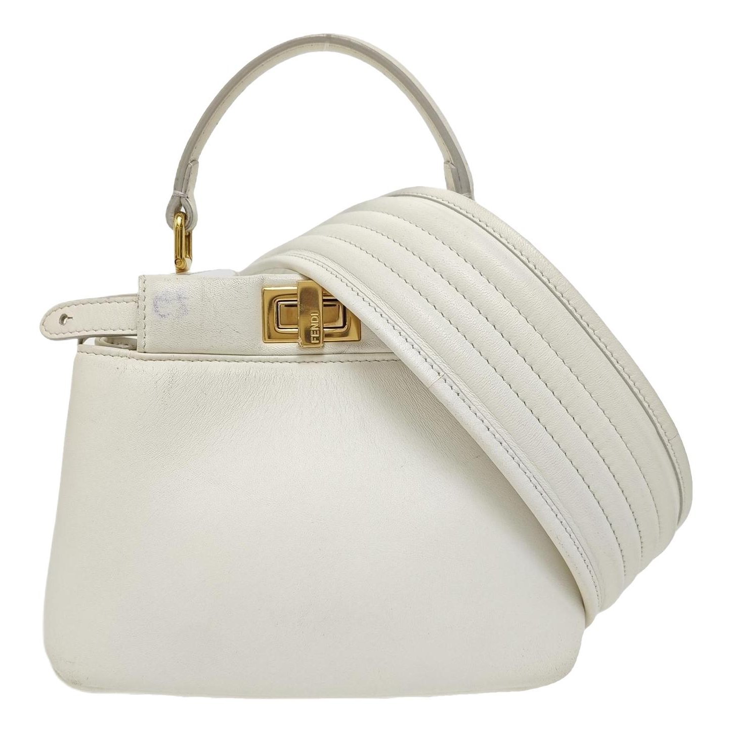 Peekaboo leather handbag