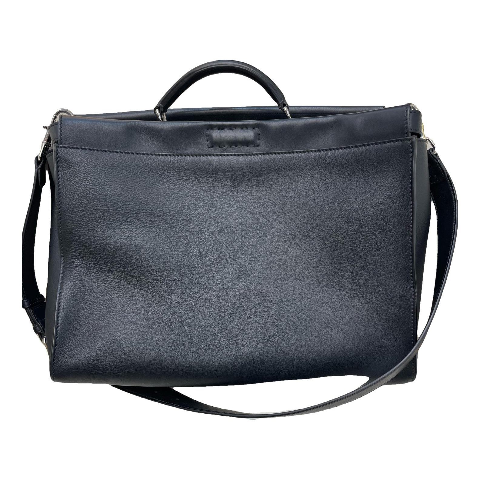 Fendi Peekaboo leather handbag