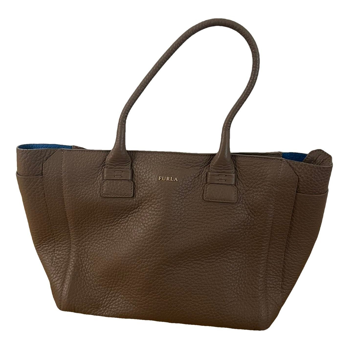 Leather tote