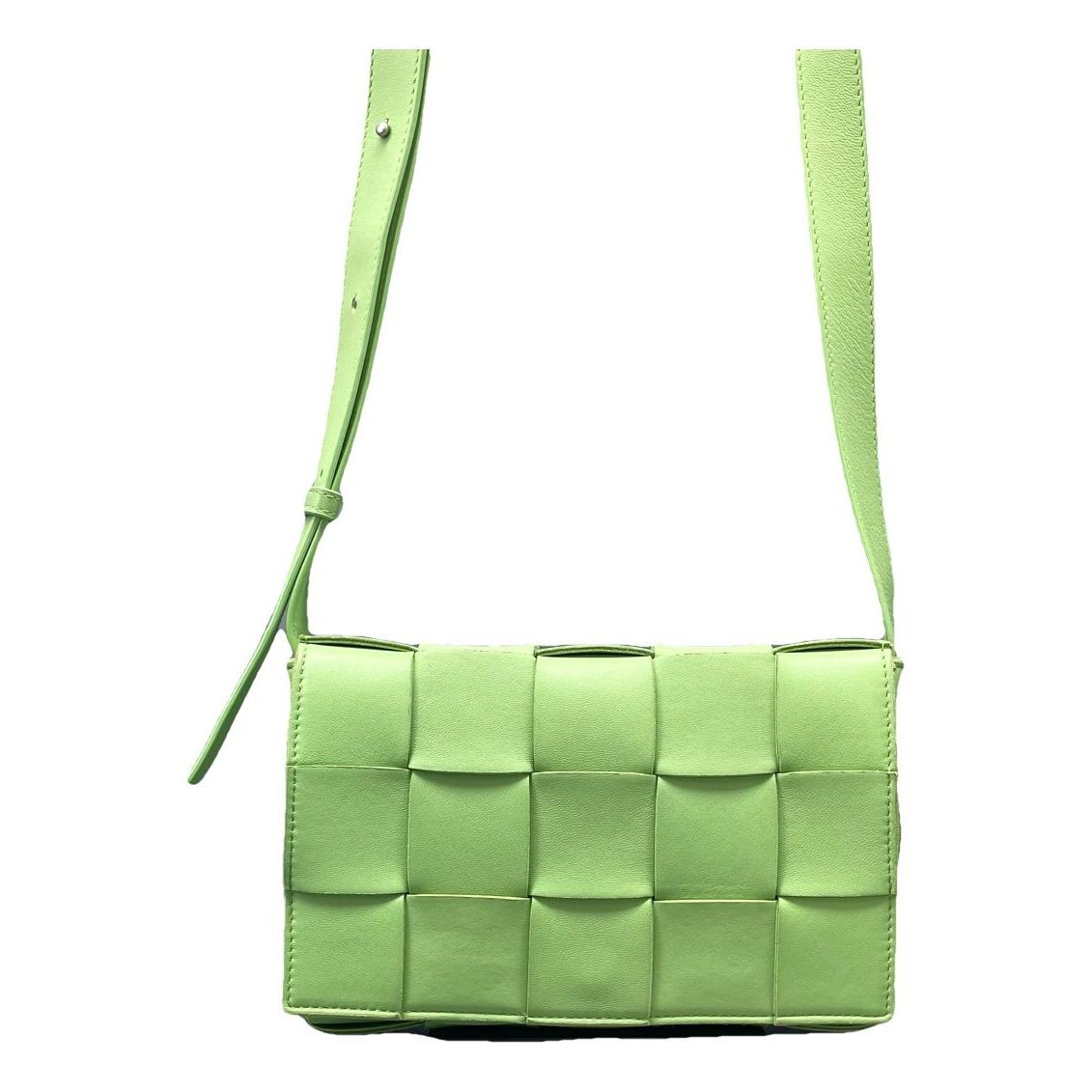 Cassette leather handbag