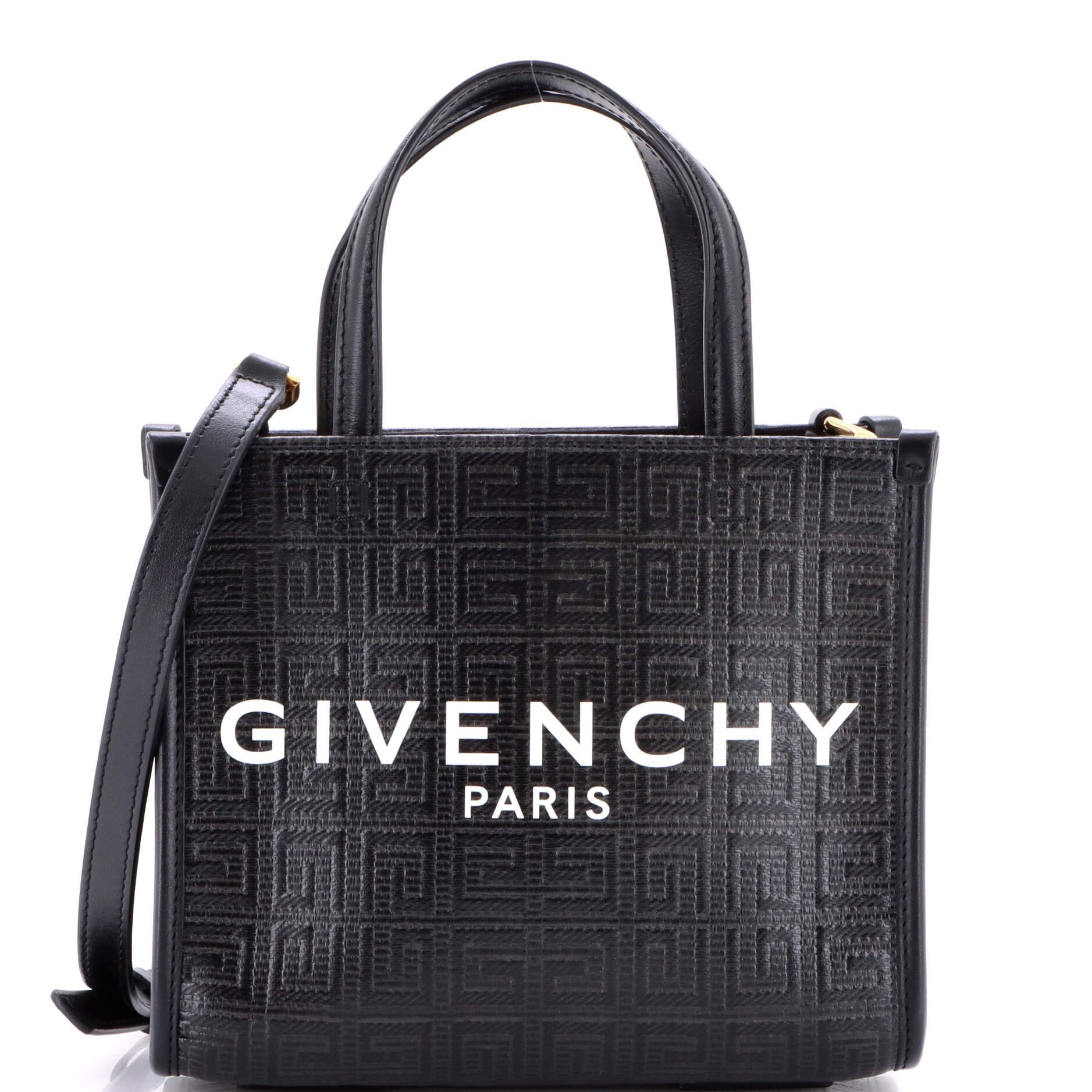Givenchy G-Tote 4G Embossed Coated Canvas Mini
