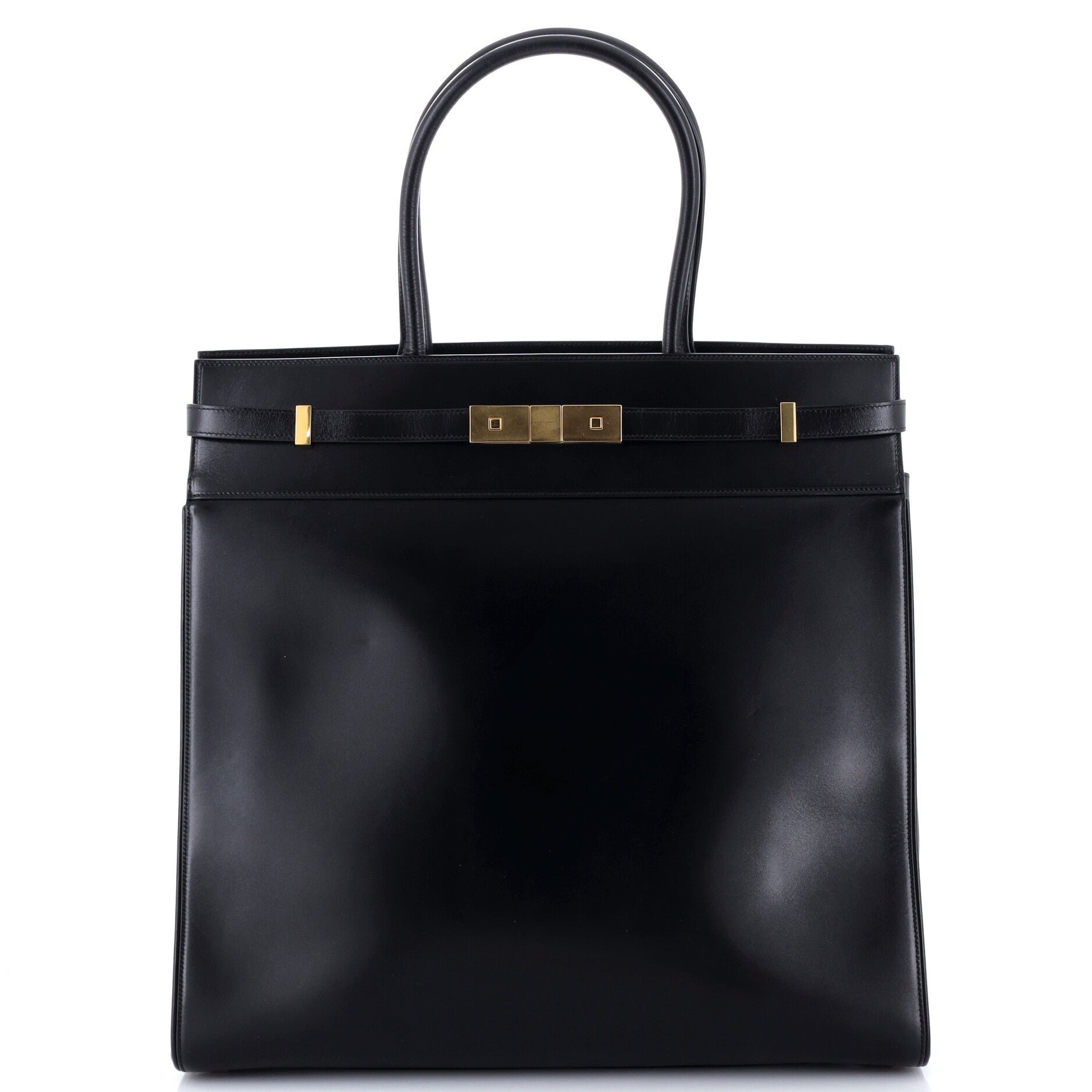 Manhattan Tote Leather North South