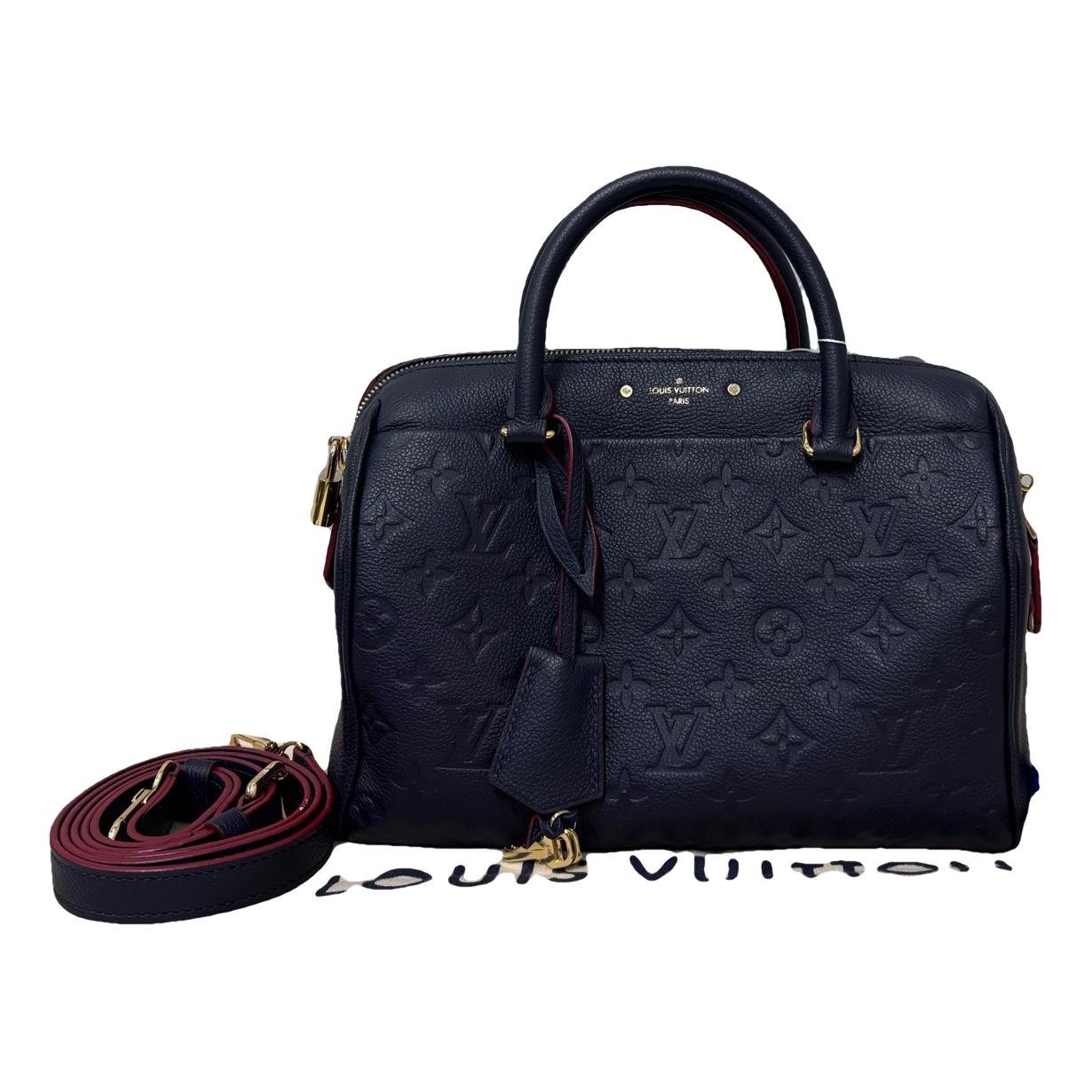 Speedy leather handbag