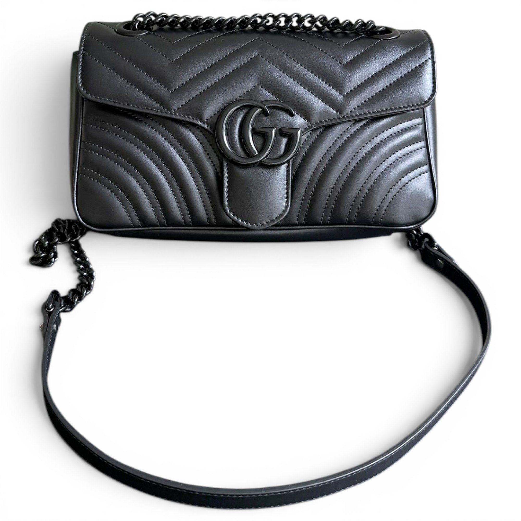 GG Marmont Flap leather handbag