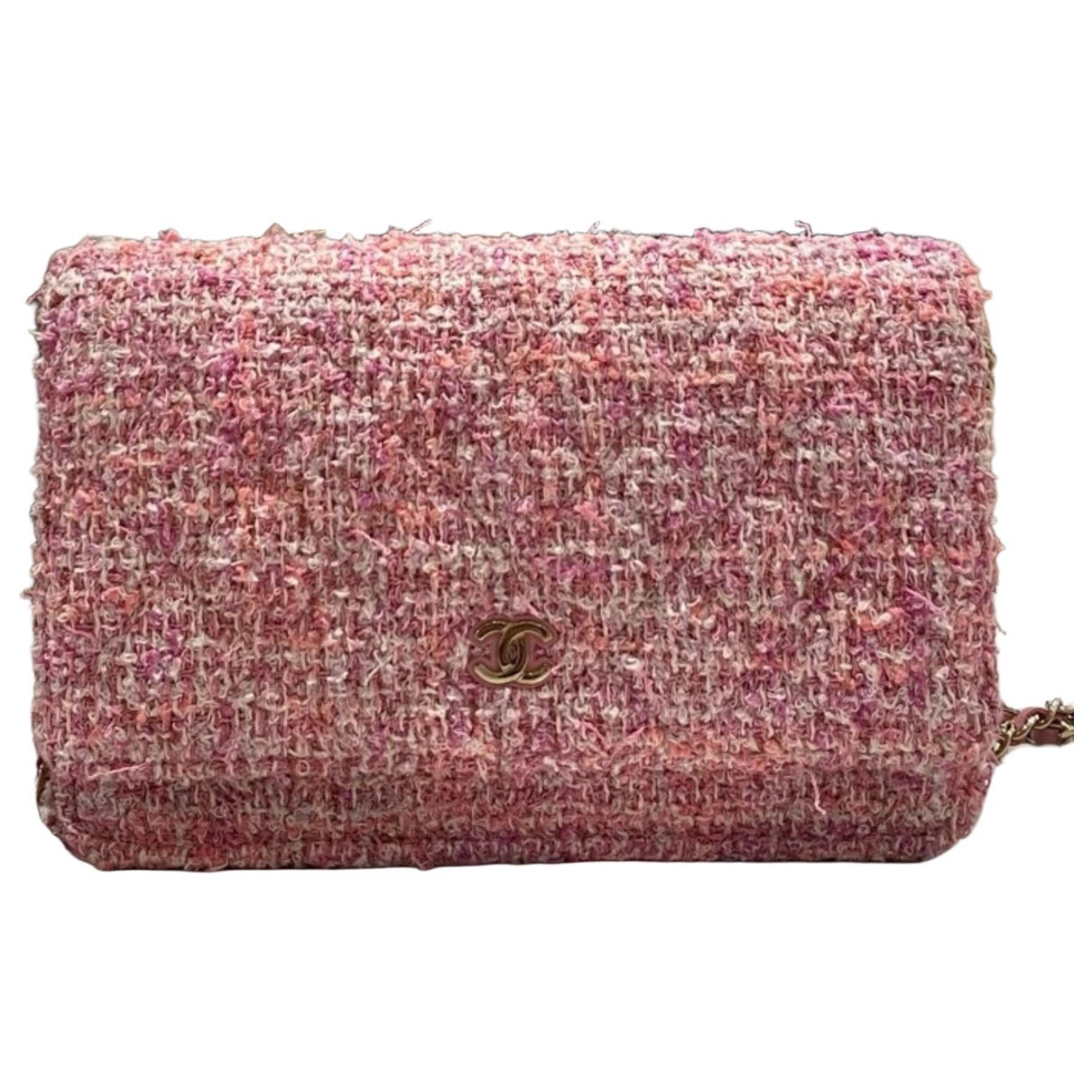 Wallet On Chain Timeless/Classique tweed crossbody bag