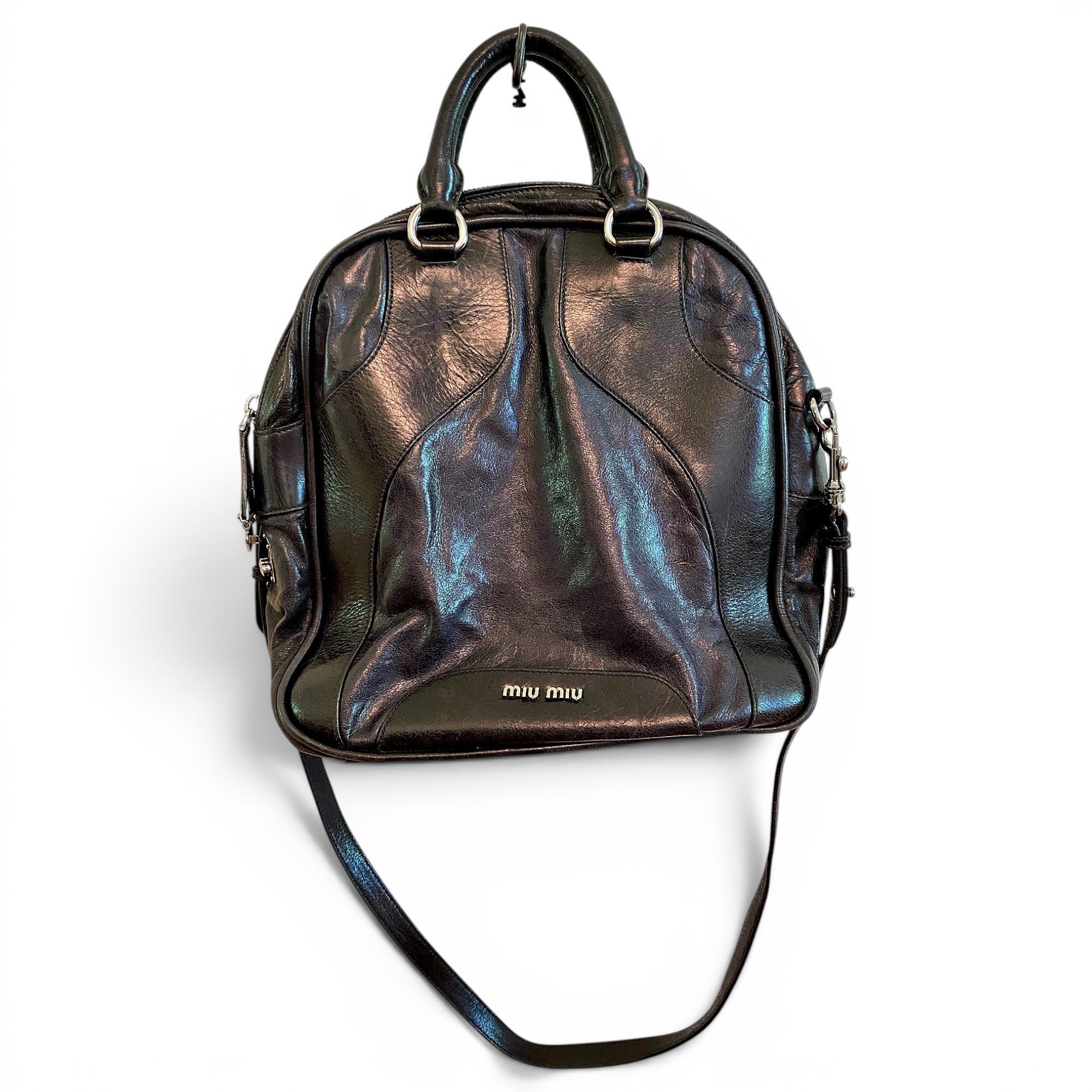 Leather handbag