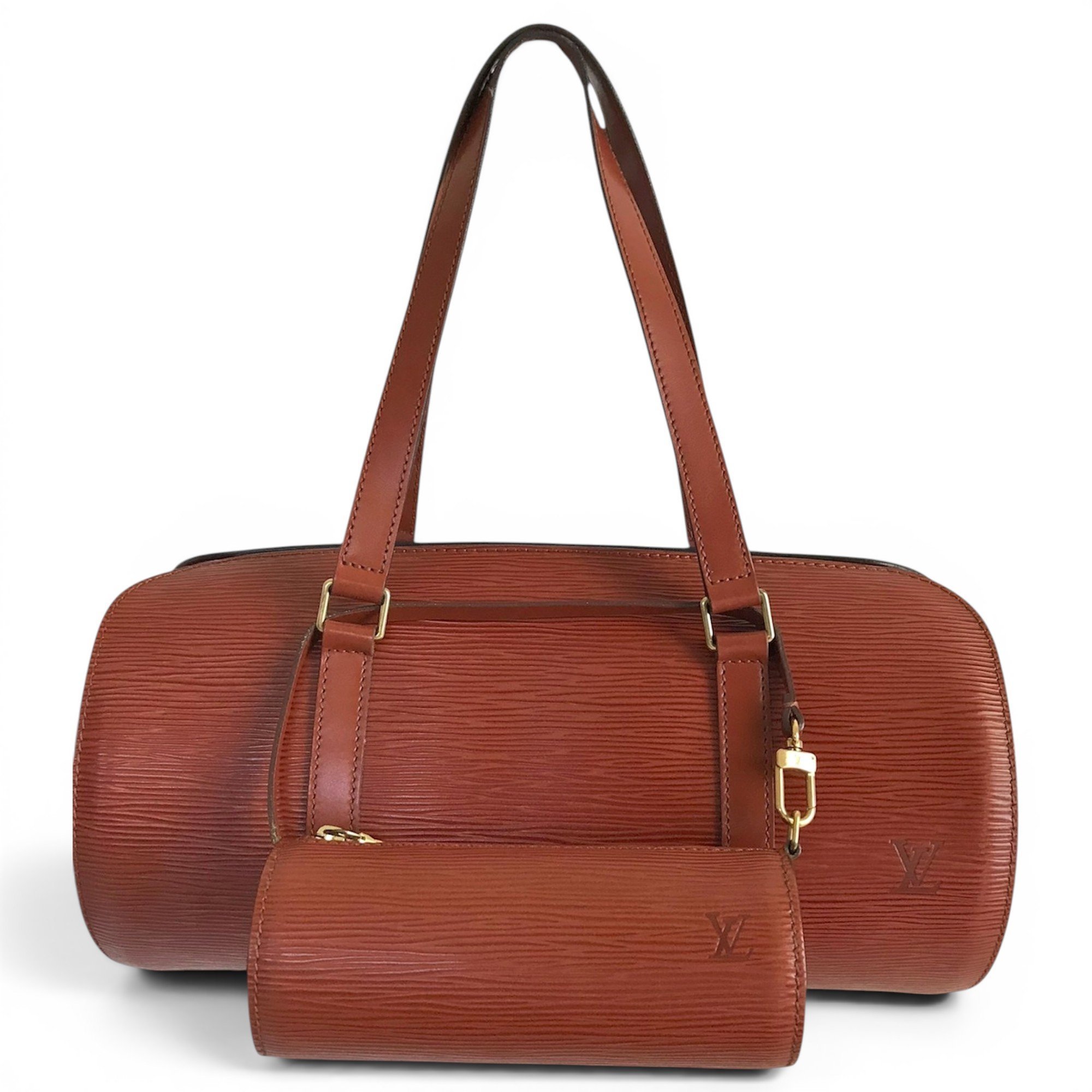 Papillon leather handbag
