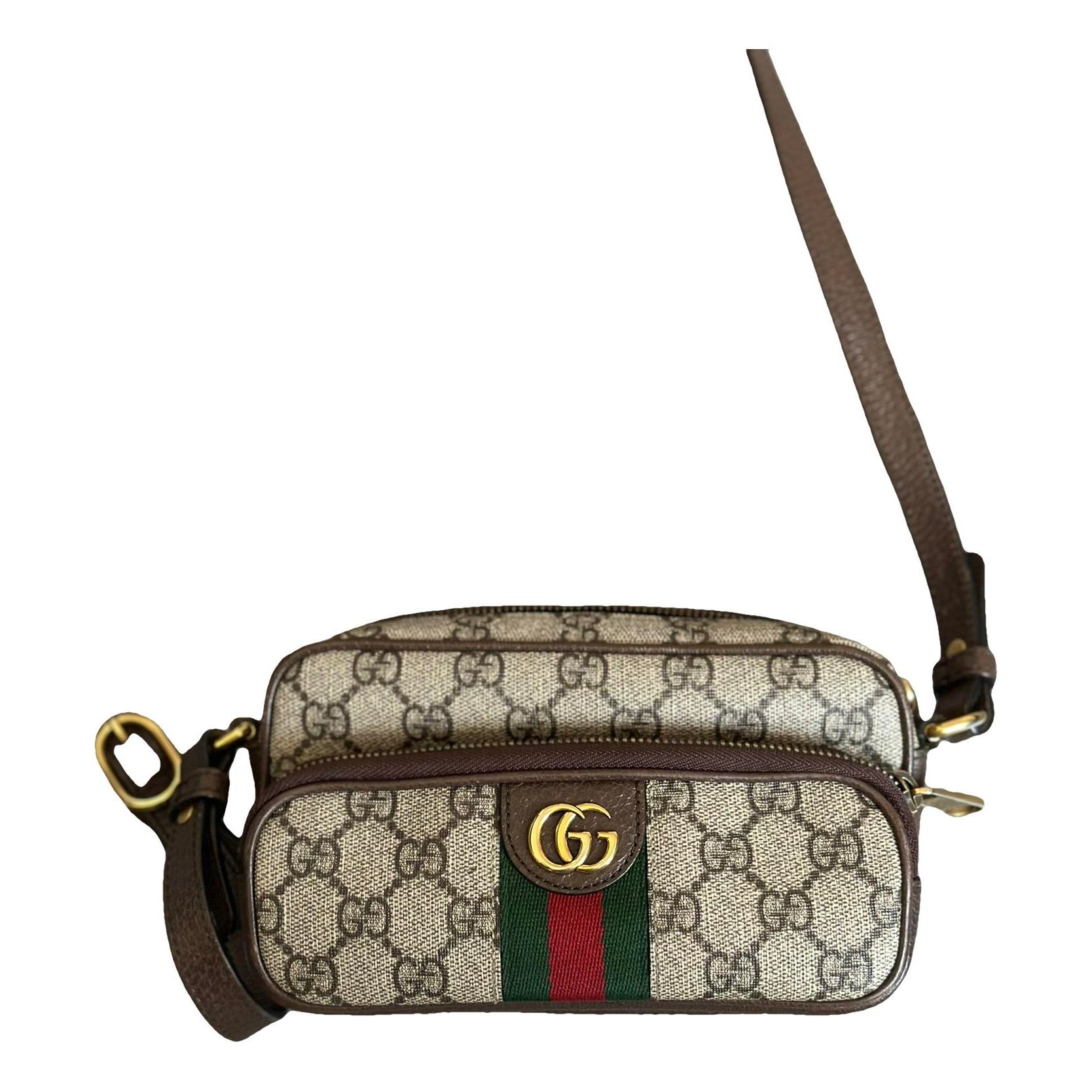 Ophidia GG Supreme leather handbag