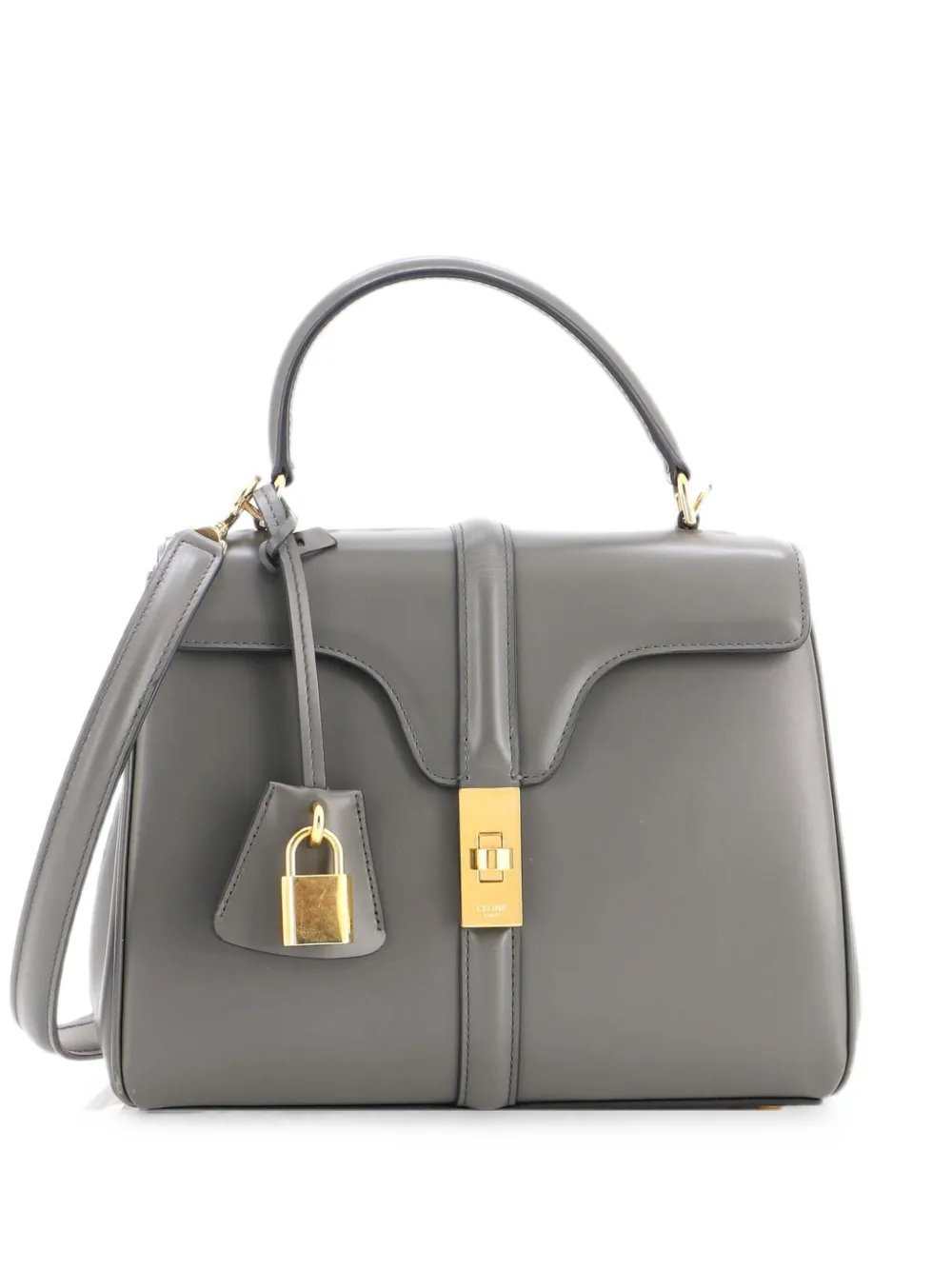 16 Top Handle Bag Smooth Calfskin Small satchel