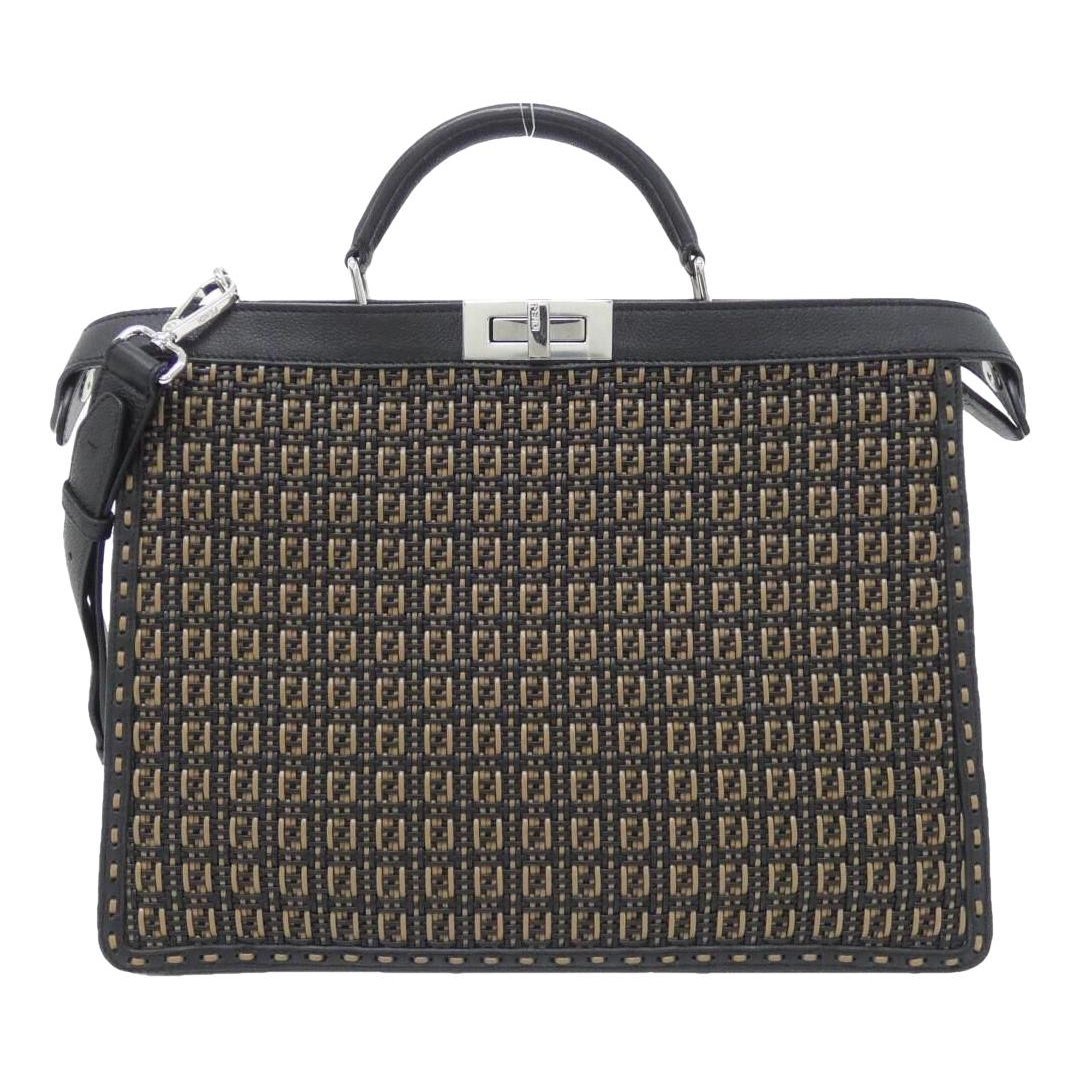 Peekaboo leather handbag