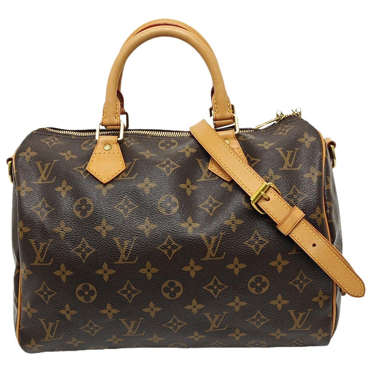 Nano Speedy / Mini HL leather handbag